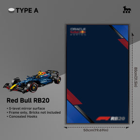 Car Display  Frame For LEGO® TECHNIC™ Oracle Red Bull Racing RB20 F1 Car 42206