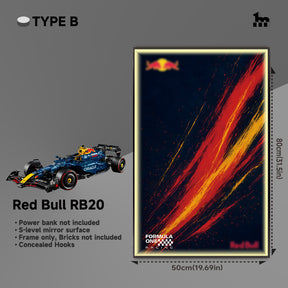 Car Display  Frame For LEGO® TECHNIC™ Oracle Red Bull Racing RB20 F1 Car 42206