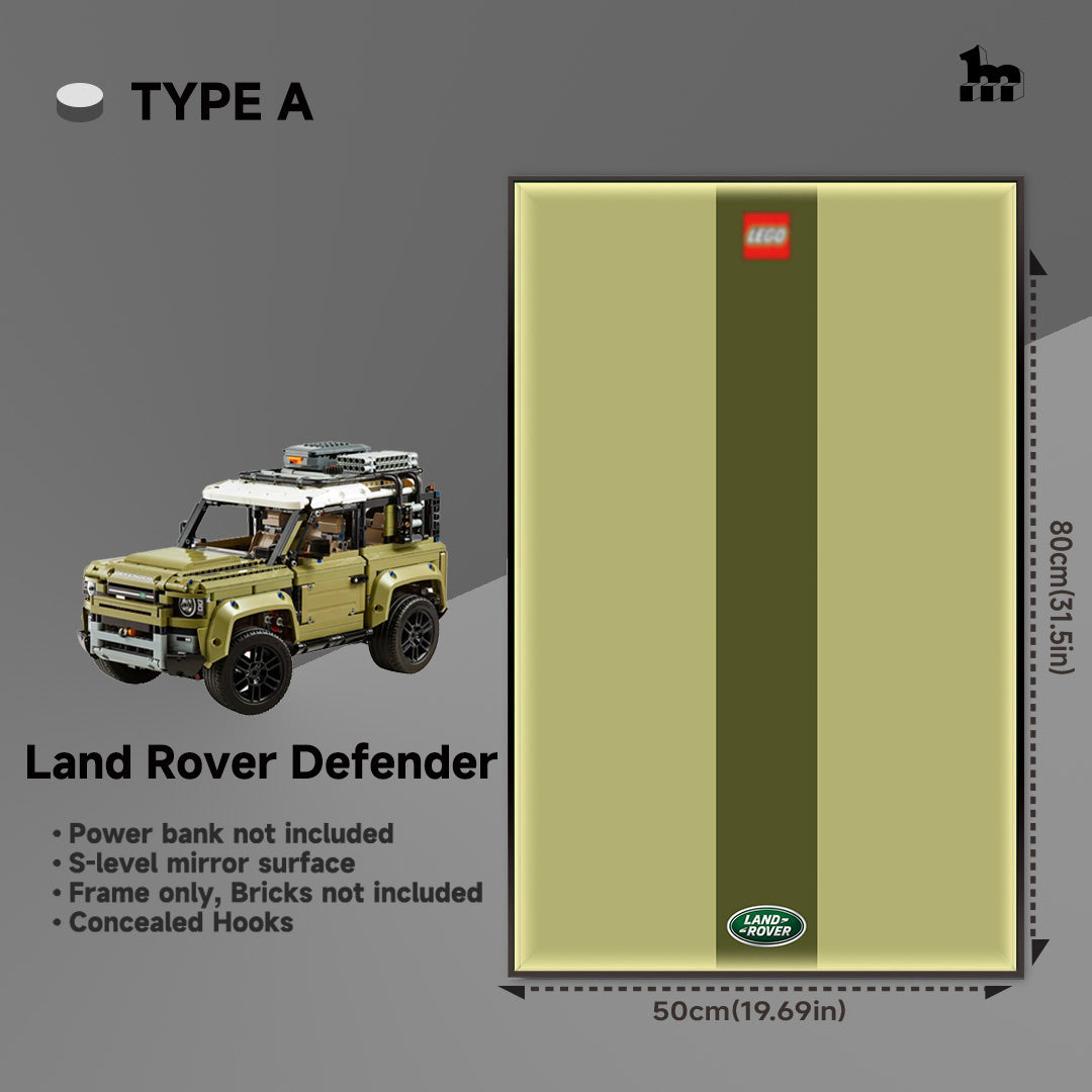 Wall Car frame for LEGO® Land Rover Defender 10317