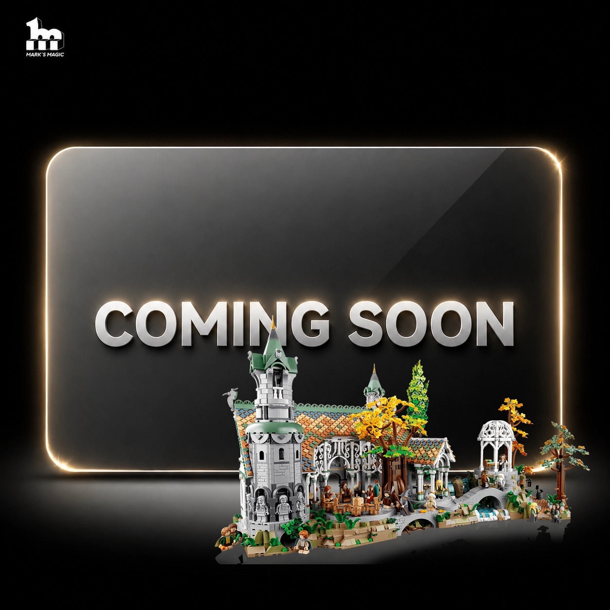 【PREMIUM】 Display Acrylic Case For LEGO Lord of the Rings™ 10316 THE LORD OF THE RINGS: RIVENDELL™