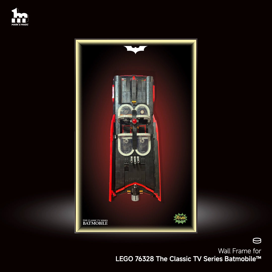 Wall Display Frame For LEGO Batman™ 76328 The Classic TV Series Batmobile™