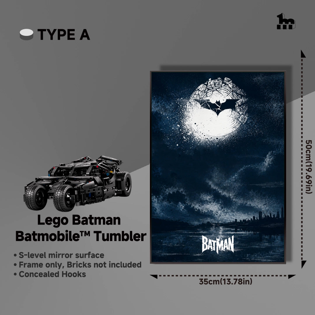 Wall Display Frame For Lego Batman 42239 Batmobile™ Tumbler