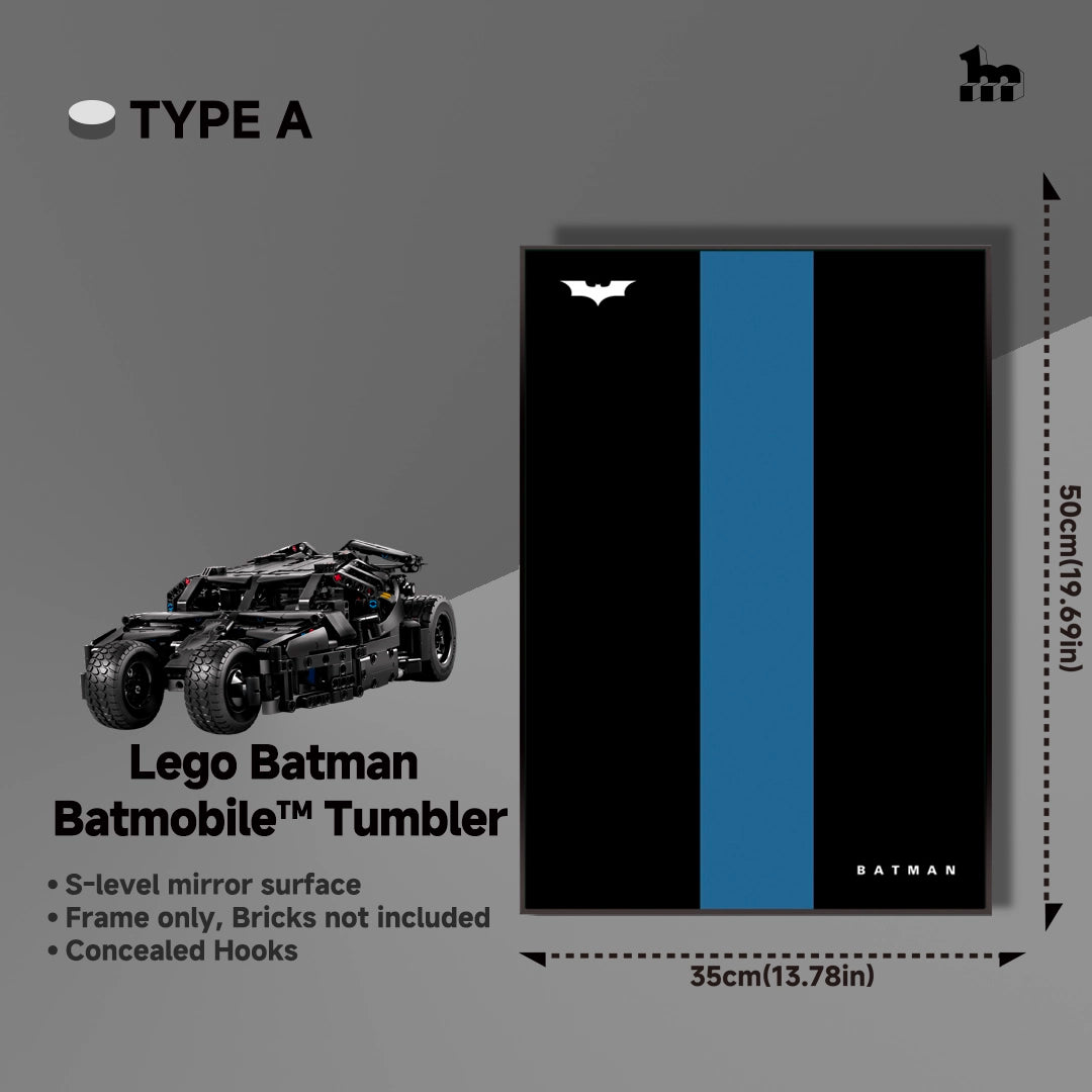 Wall Display Frame For Lego Batman 42239 Batmobile™ Tumbler