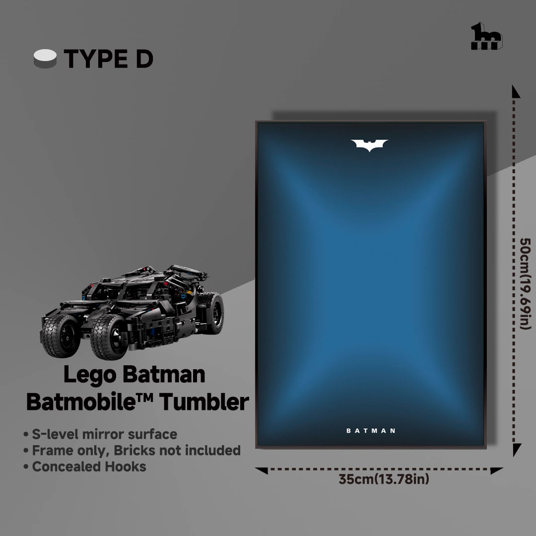 Wall Display Frame For Lego Batman 42239 Batmobile™ Tumbler