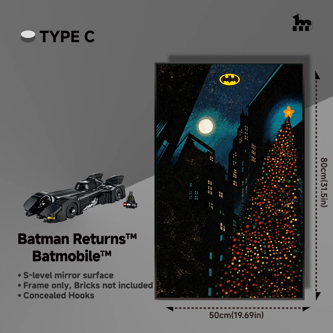 Wall Display Frame For Lego Batman 76355 Returns Batmobile