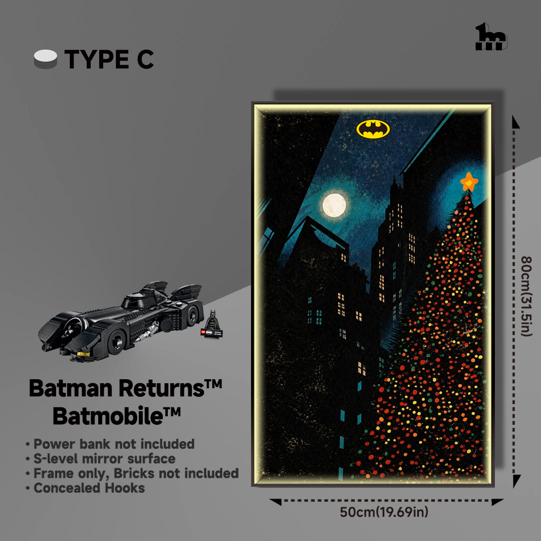 Wall Display Frame For Lego Batman 76355 Returns Batmobile
