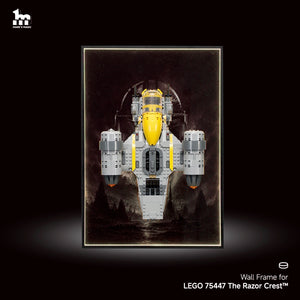Wall Display Frame For Lego Star Wars The Mandalorian 75447 The Razor Crest™