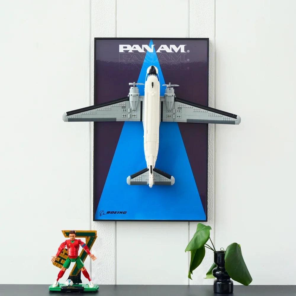 Wall Display Frames For LEGO® Icons  11378  Douglas™ DC-3™ PAN AM® Airliner