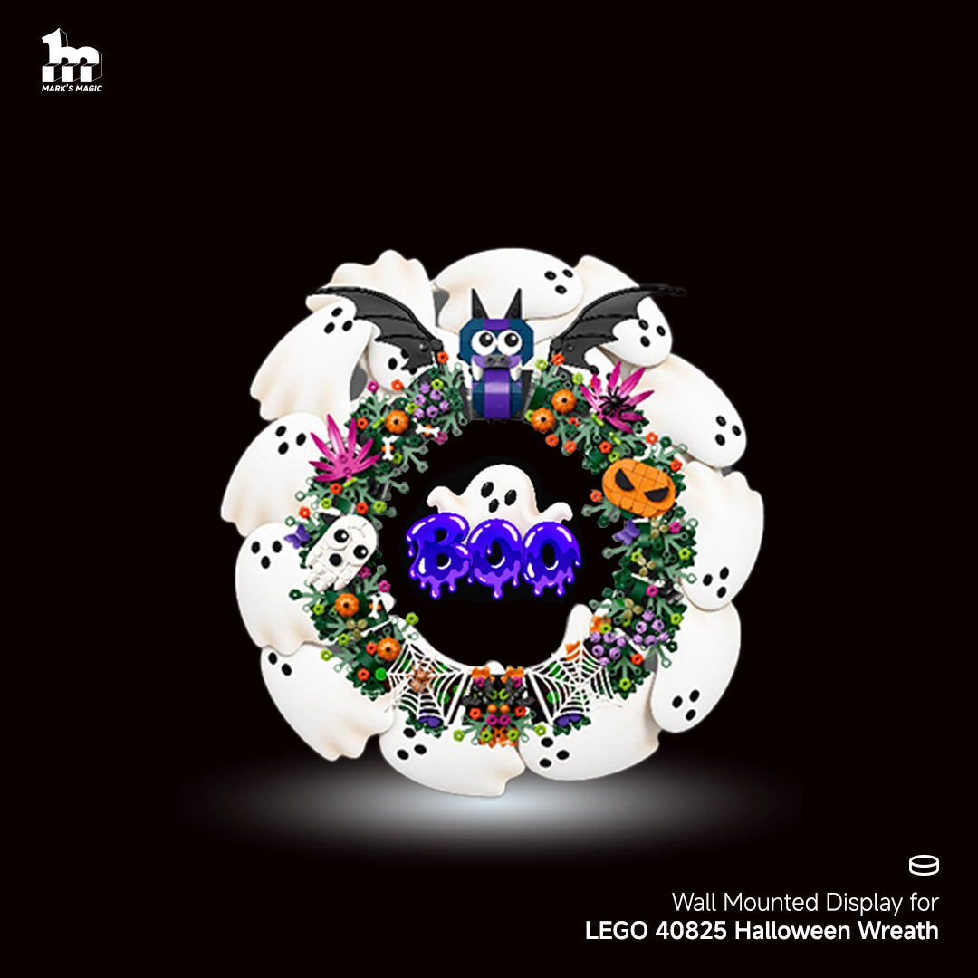 Vitrine murale en acrylique pour la couronne d’Halloween LEGO® 40825