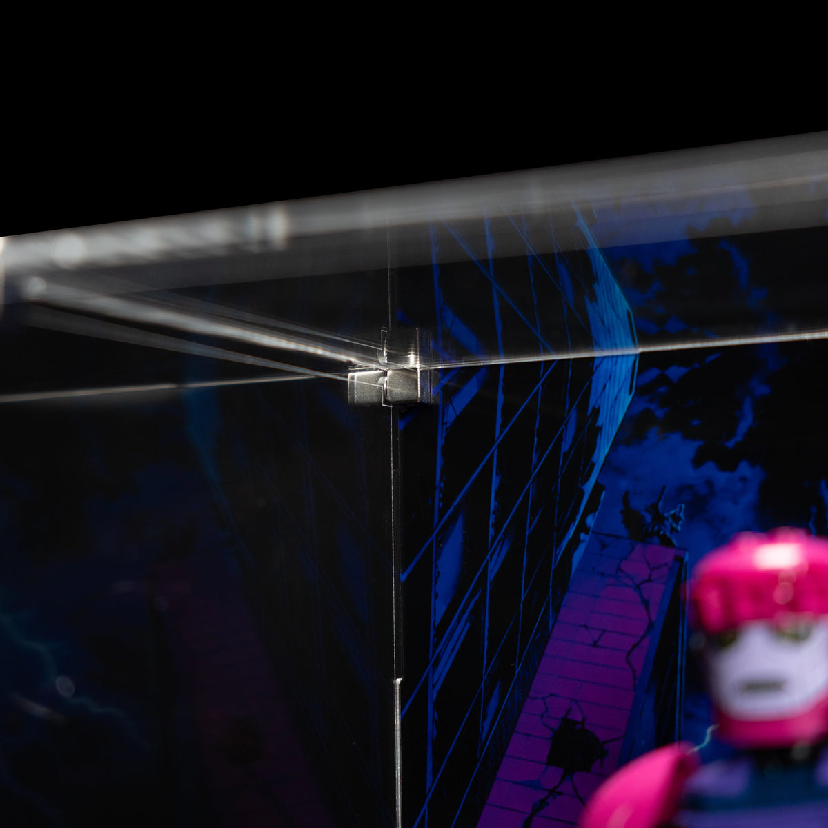 Wall mounted Display Case For LEGO Marvel 76348 Epic Battle: Avengers: Doomsday