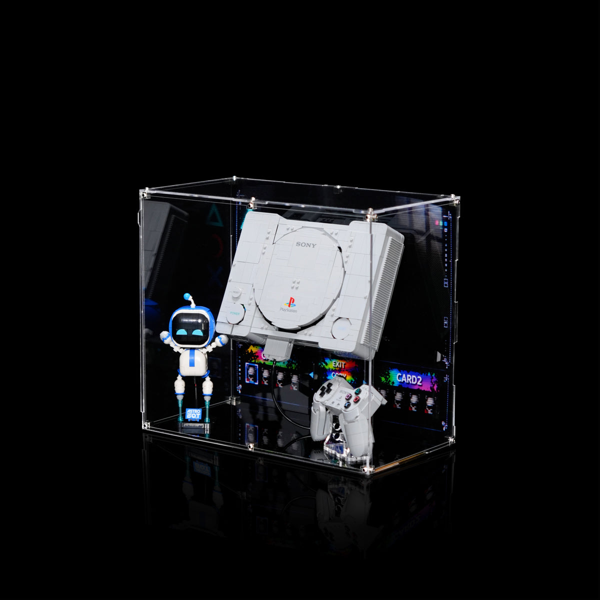 Wall mounted Display Case For LEGO® Other 72306 PlayStation™