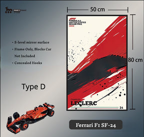 Wall Display Frame for Ferrari F1 SF-24