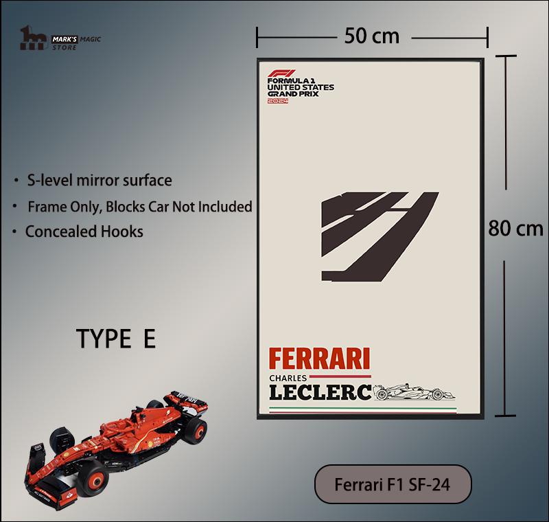 Wall Display Frame for Ferrari F1 SF-24