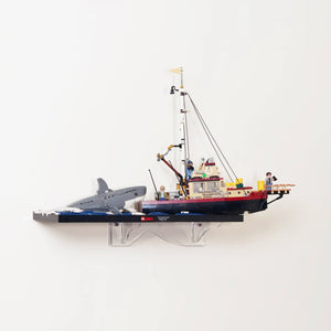 Acrylic Wall Mount Display frame for LEGO® IDEAS 21350 Jaws