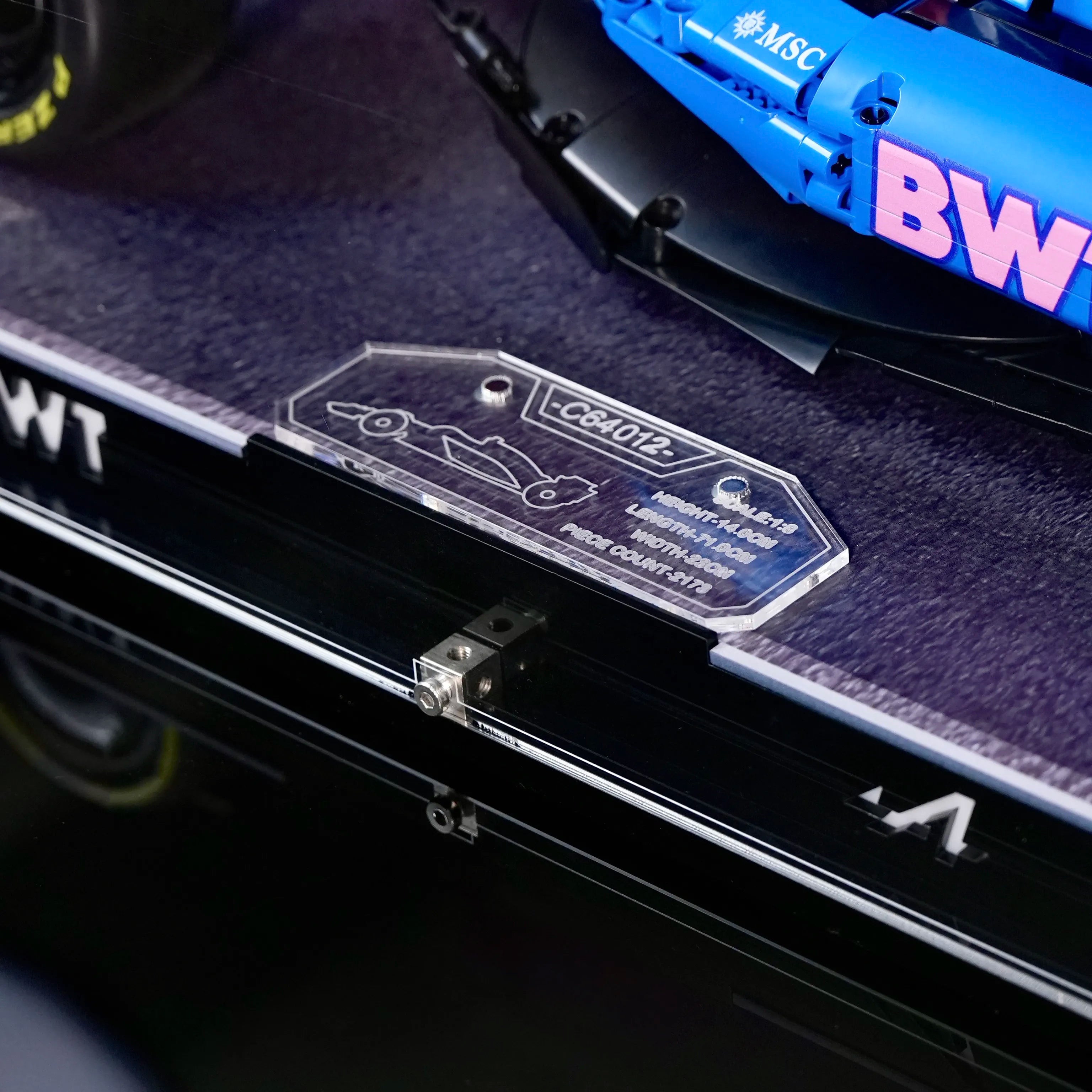 【PREMIUM】Acrylic Display Case for CaDA BWT Alpine F1 A525