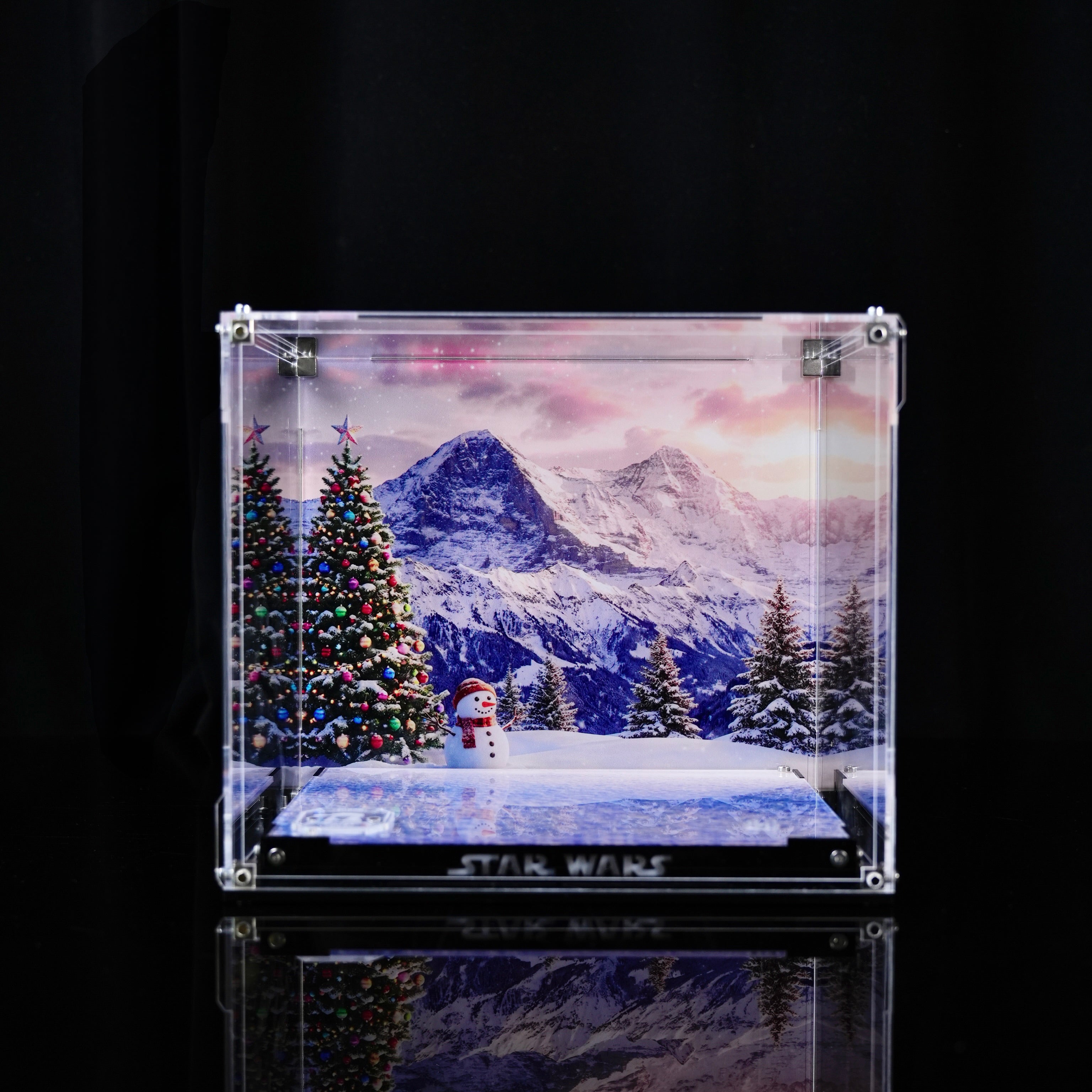 Premium】 Display Case For LEGO Star Wars 40806 Gingerbread AT-AT™ Wal