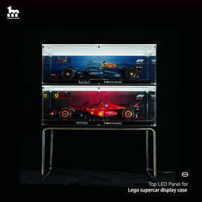 LEGO® TECHNIC 1:8 supercar acrylic display case top led panel