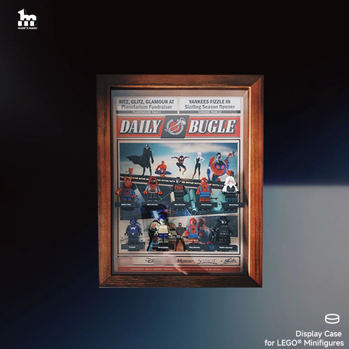 Lego minifigures display case