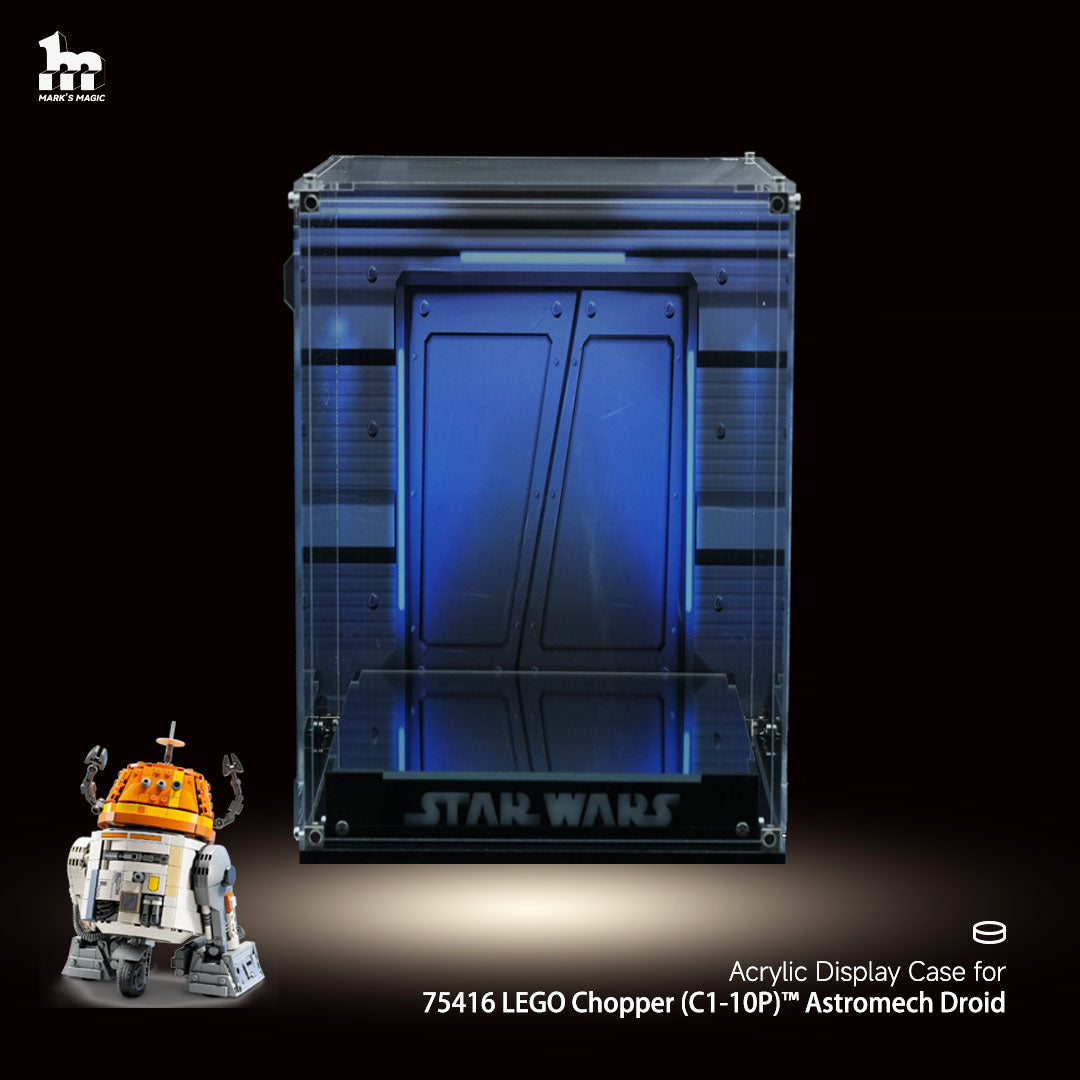 PREMIUM】Display Case for LEGO® Star Wars 75416 Chopper (C1-10P)™ Astr