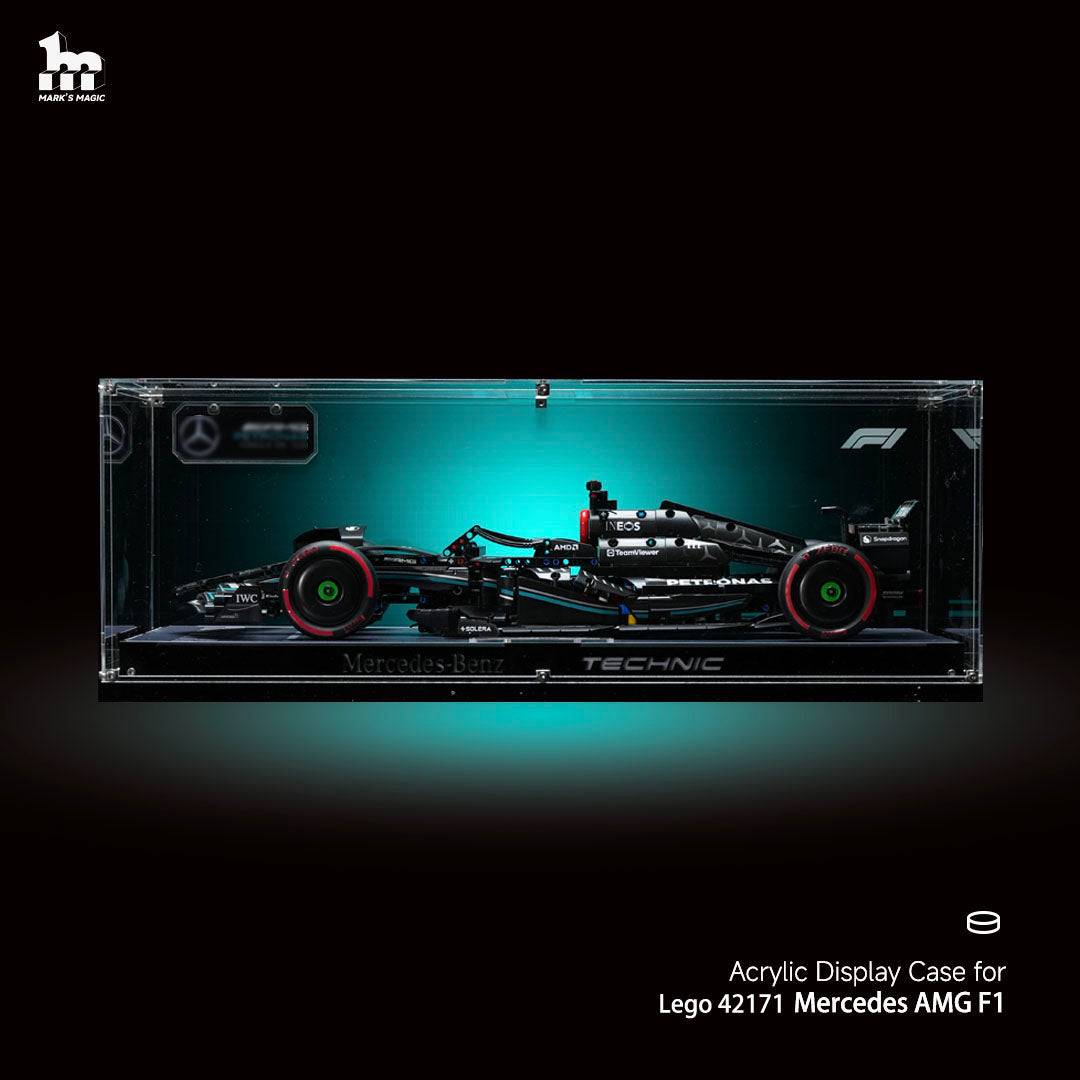 【PREMIUM】Ultra-high Translucent Acrylic Display Case For LEGO® Technic™ Mercedes AMG F1