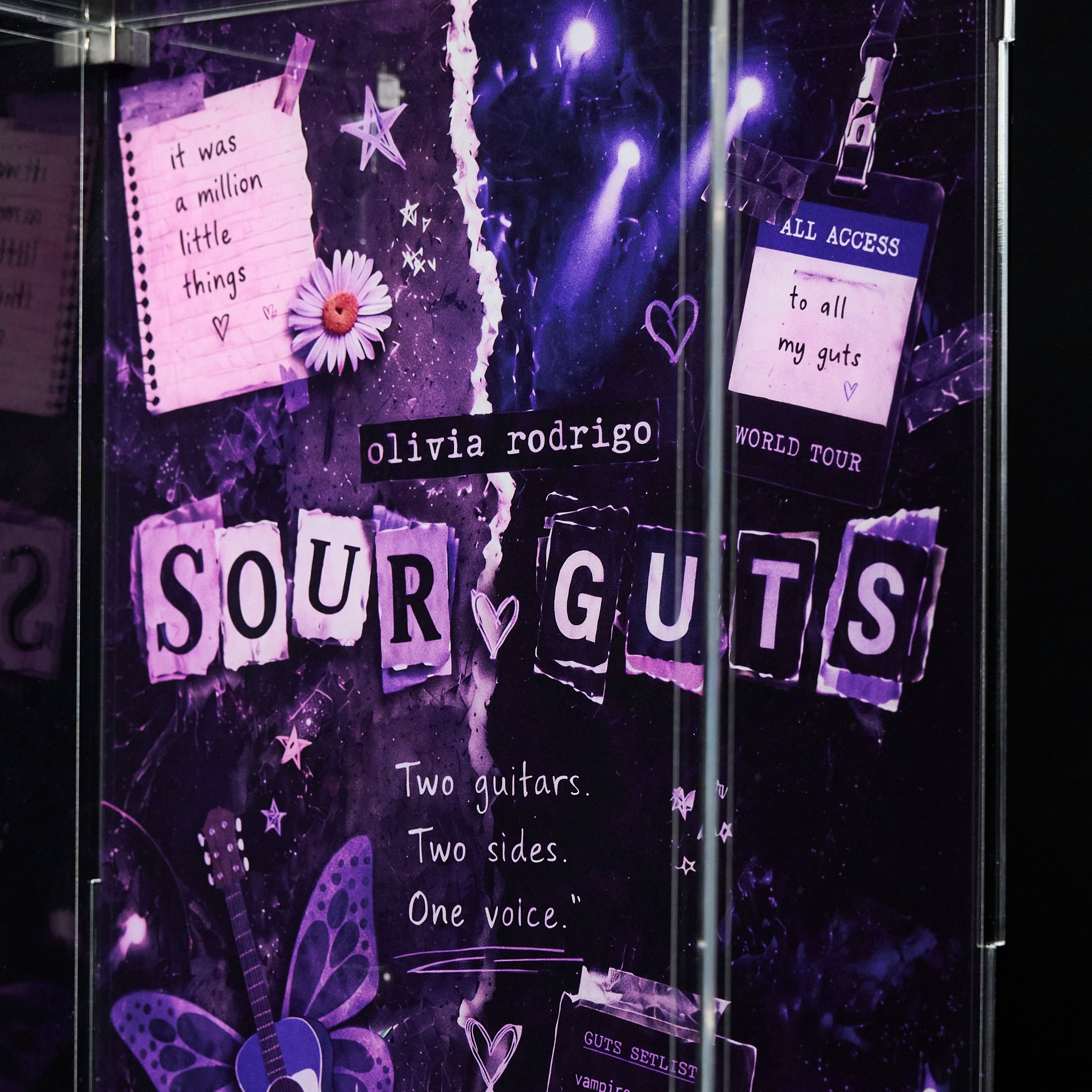 Acrylic Display Case For LEGO® Editions 43031 Olivia Rodrigo's Dual Guitar