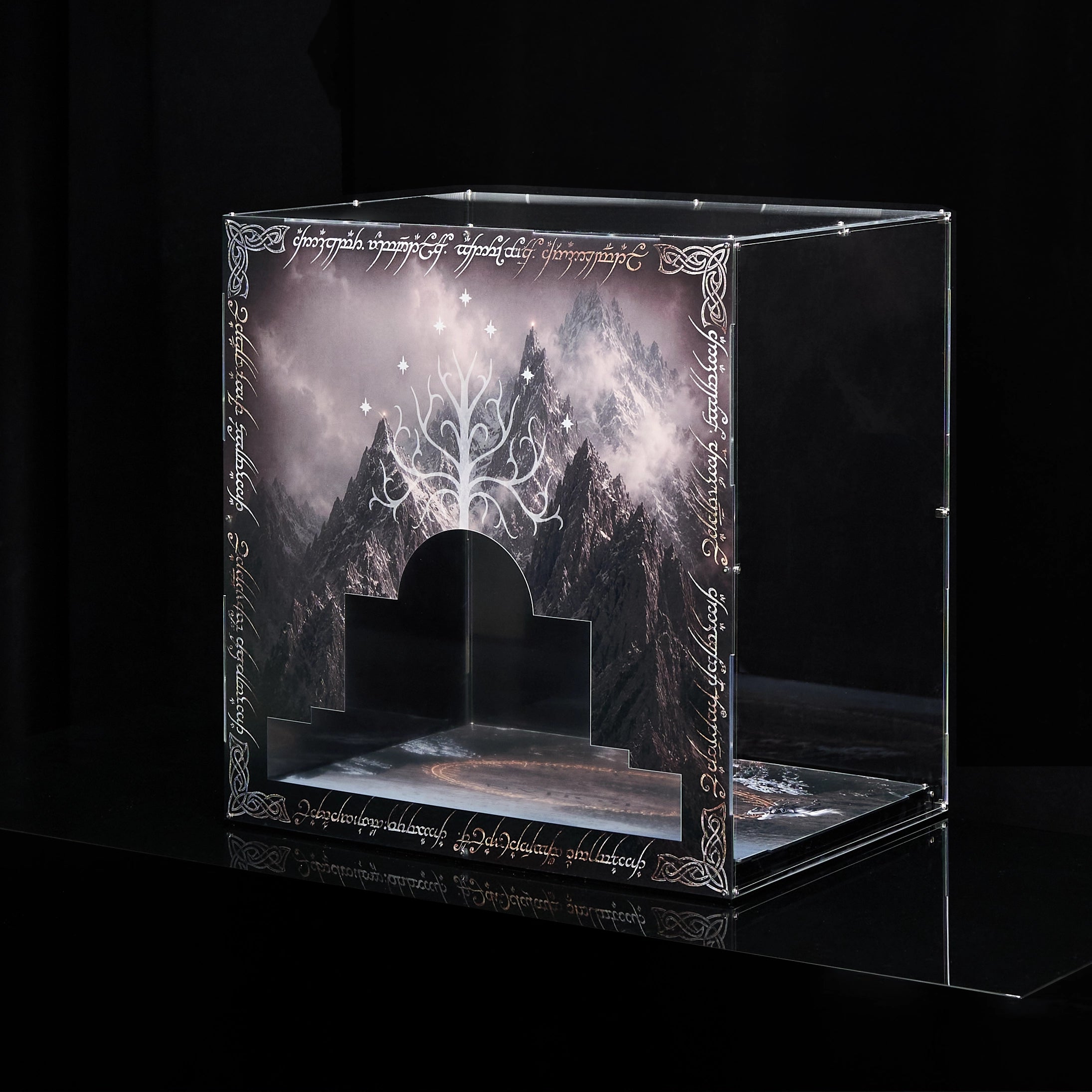 【PREMIUM】 Display Acrylic Case For LEGO ICONS 11377 Lord of the Rings Minas Tirith