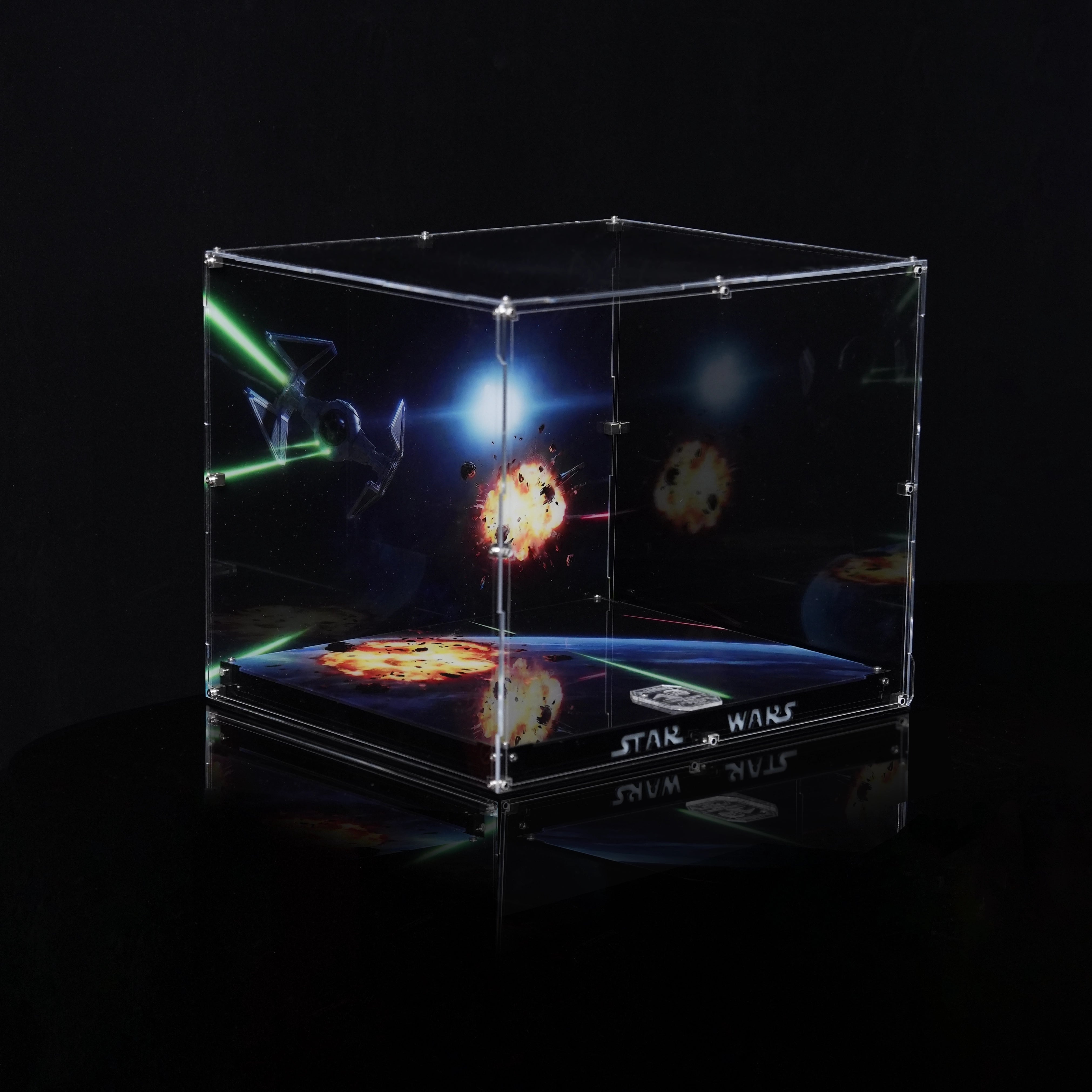 【Premium】 Display Case For LEGO Star Wars™ 75382 TIE Interceptor™