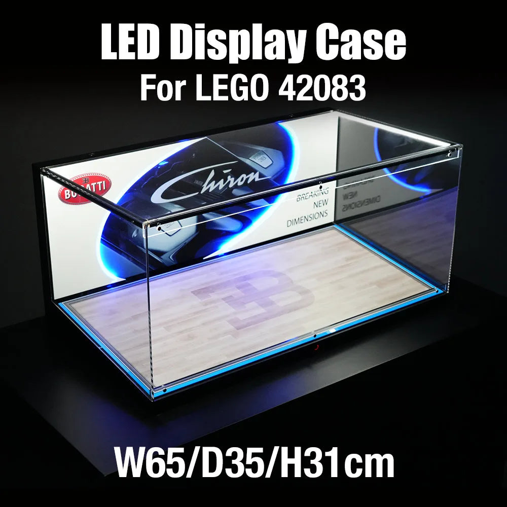 【Designer Edition】LEGO® Technic Bugatti Chiron  42083 Acrylic Display Case