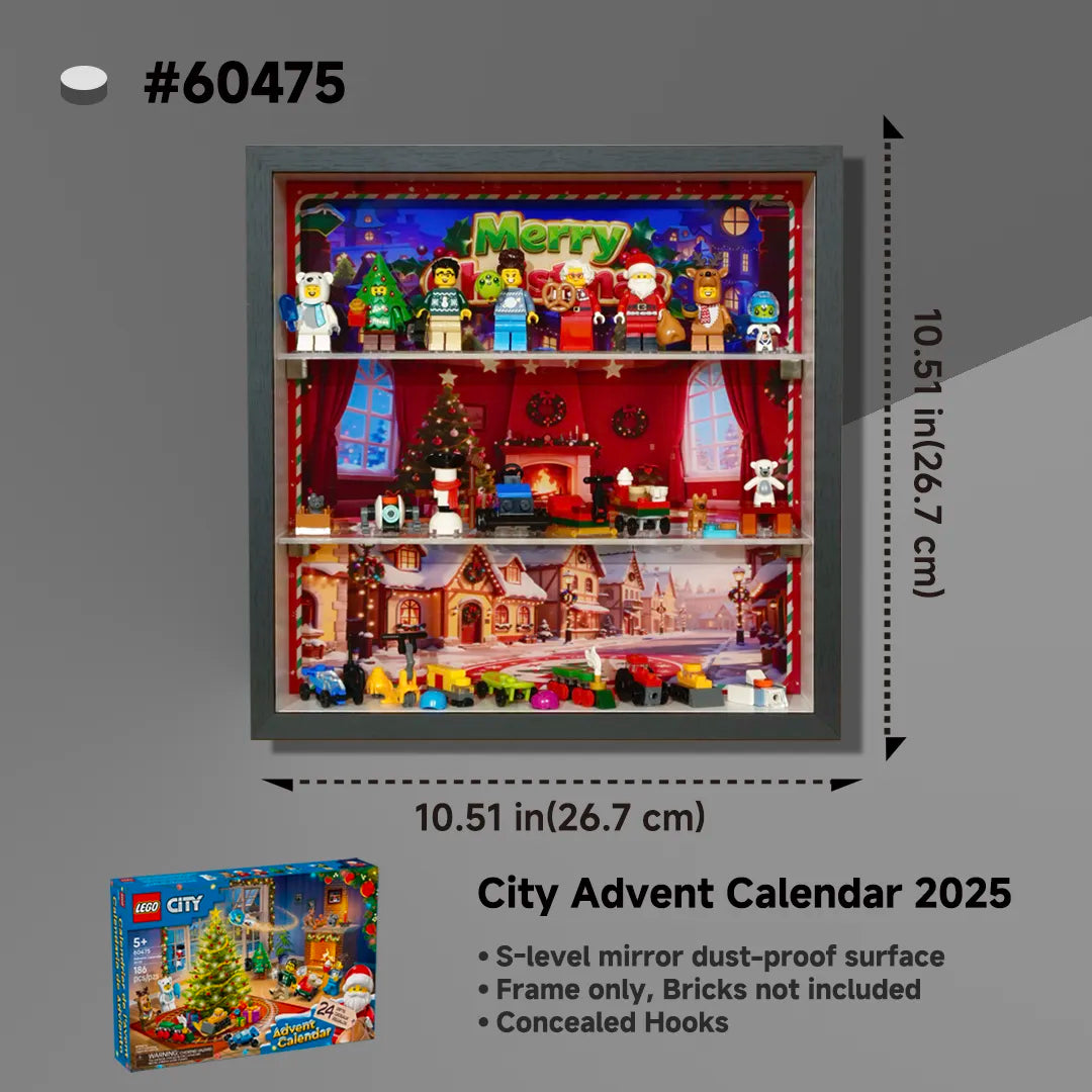 Display case for LEGO® 60475  City Advent Calendar 2025