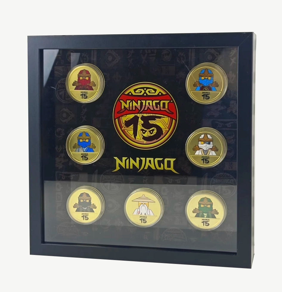 Display case for LEGO® Ninjago 15th Anniversary Coin