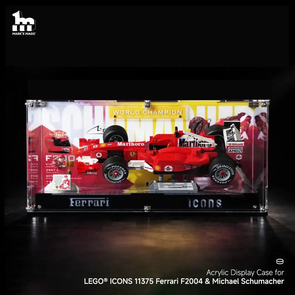 PREMIUM】Medium Acrylic Display Case for LEGO® Icons Series Collector