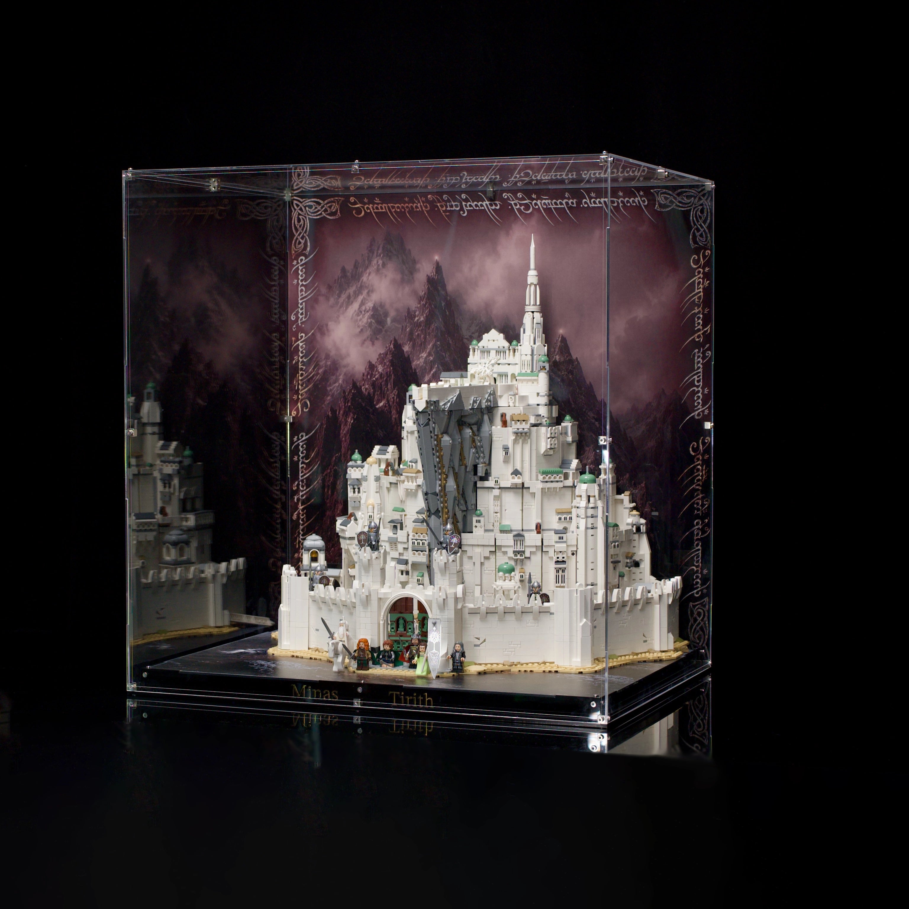 【PREMIUM】 Display Acrylic Case For LEGO ICONS 11377 Lord of the Rings Minas Tirith