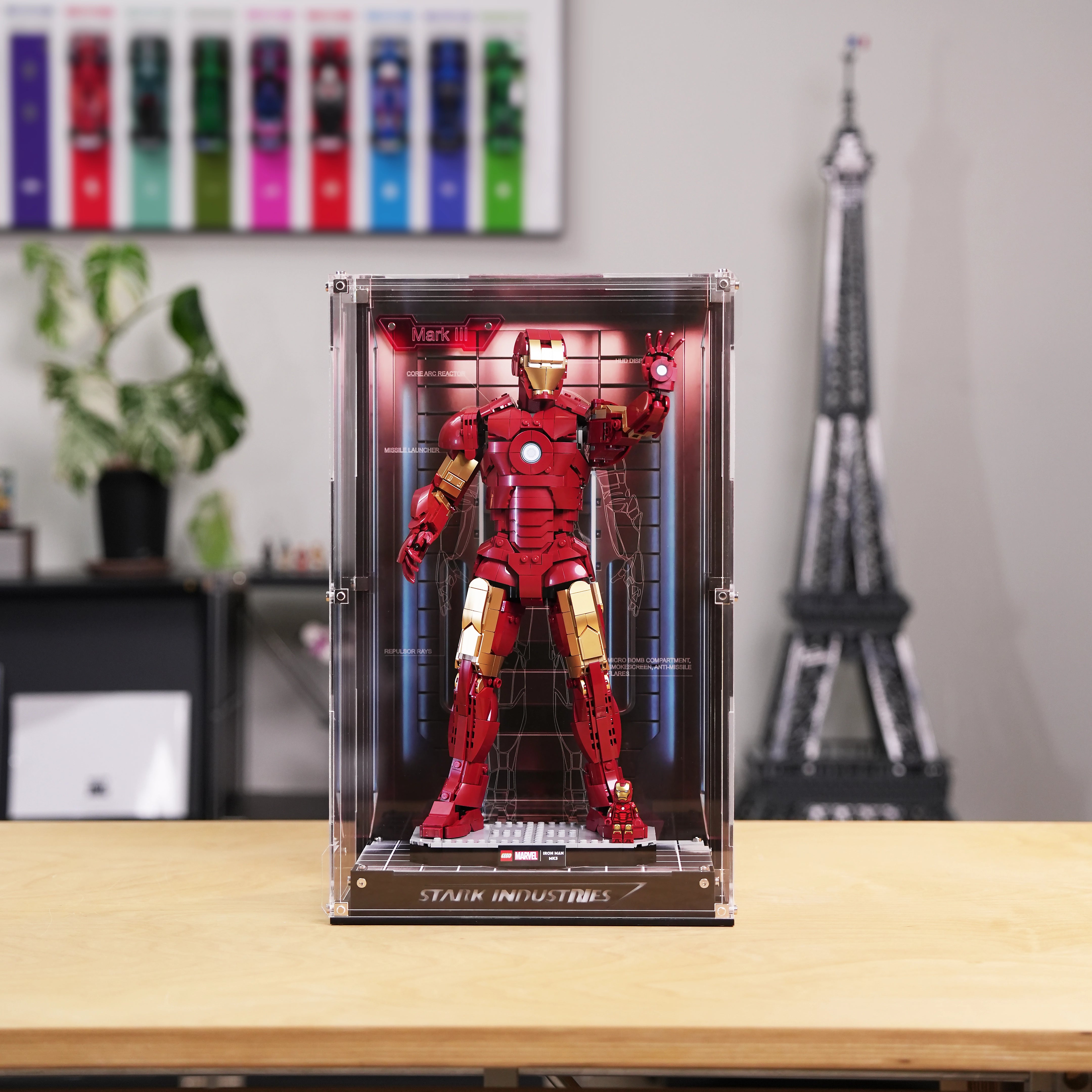【Premium】 Display Case For LEGO 76344 Iron Man Mark 3 Collectors' Edition