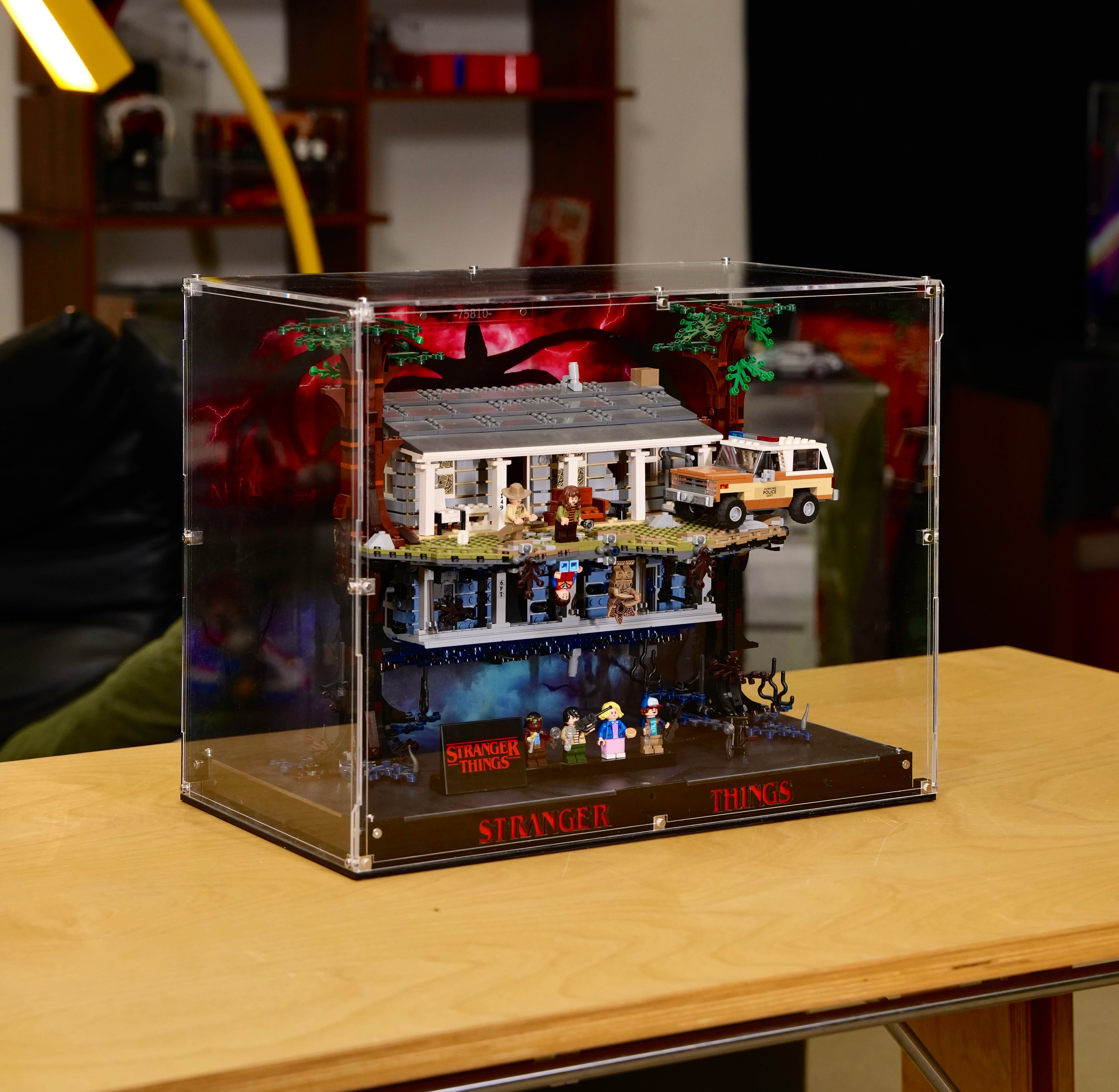 【PREMIUM】Acrylic Display case For LEGO® Stranger Things 75810 The Upside Down Super Ultra-high Translucent Acrylic