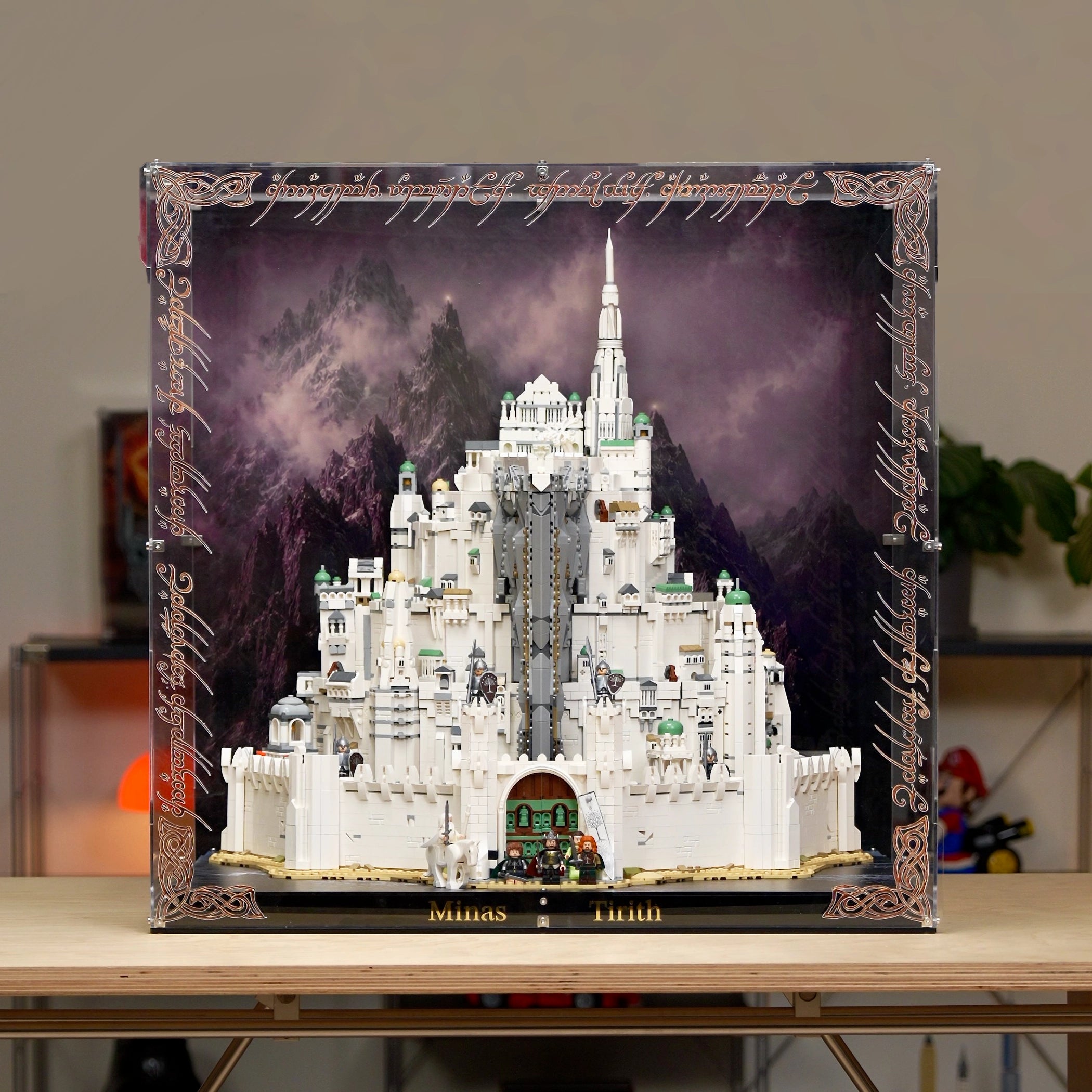 【PREMIUM】 Display Acrylic Case For LEGO ICONS 11377 Lord of the Rings Minas Tirith