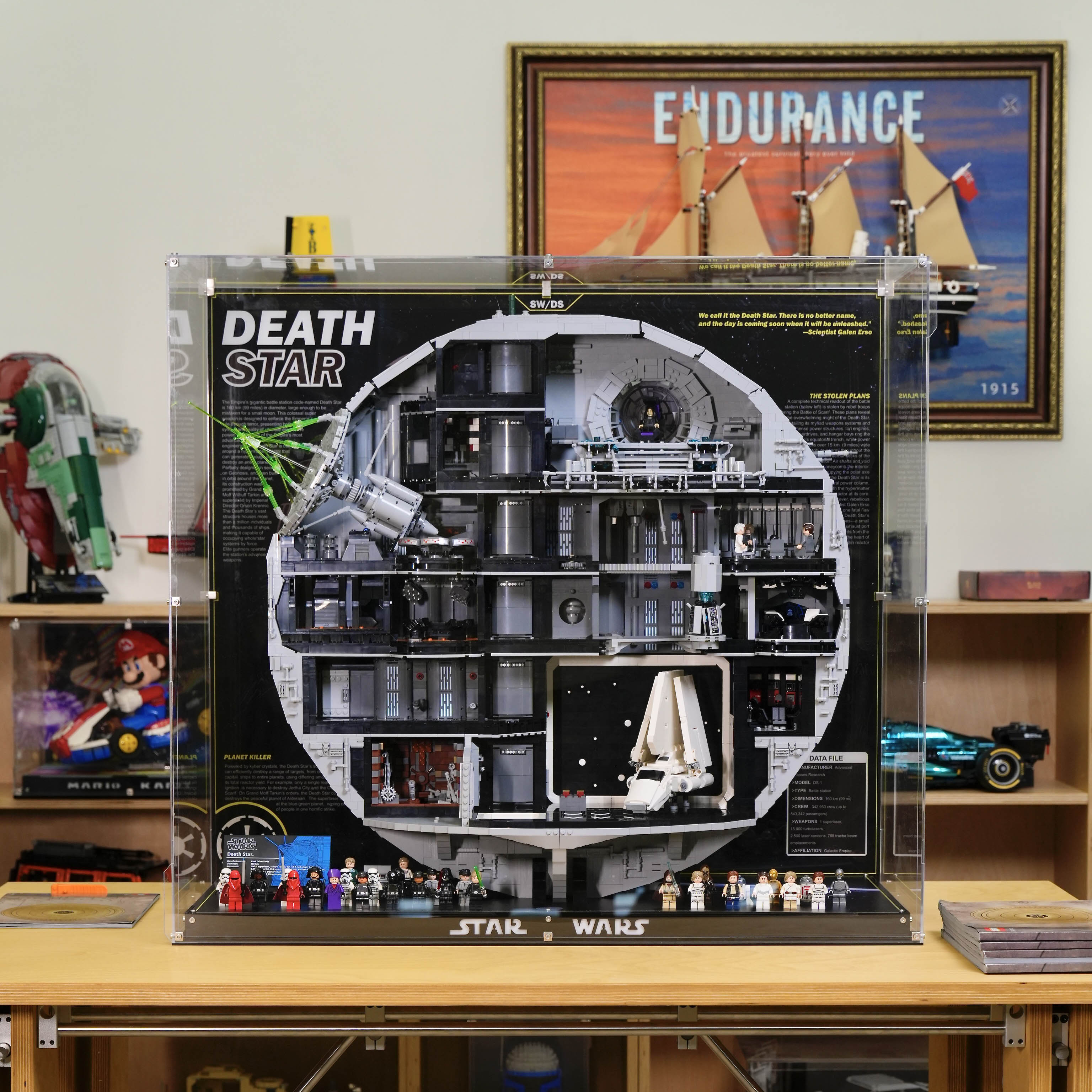 【Premium】 Display Case For LEGO Star Wars™ 75419 Death Star™
