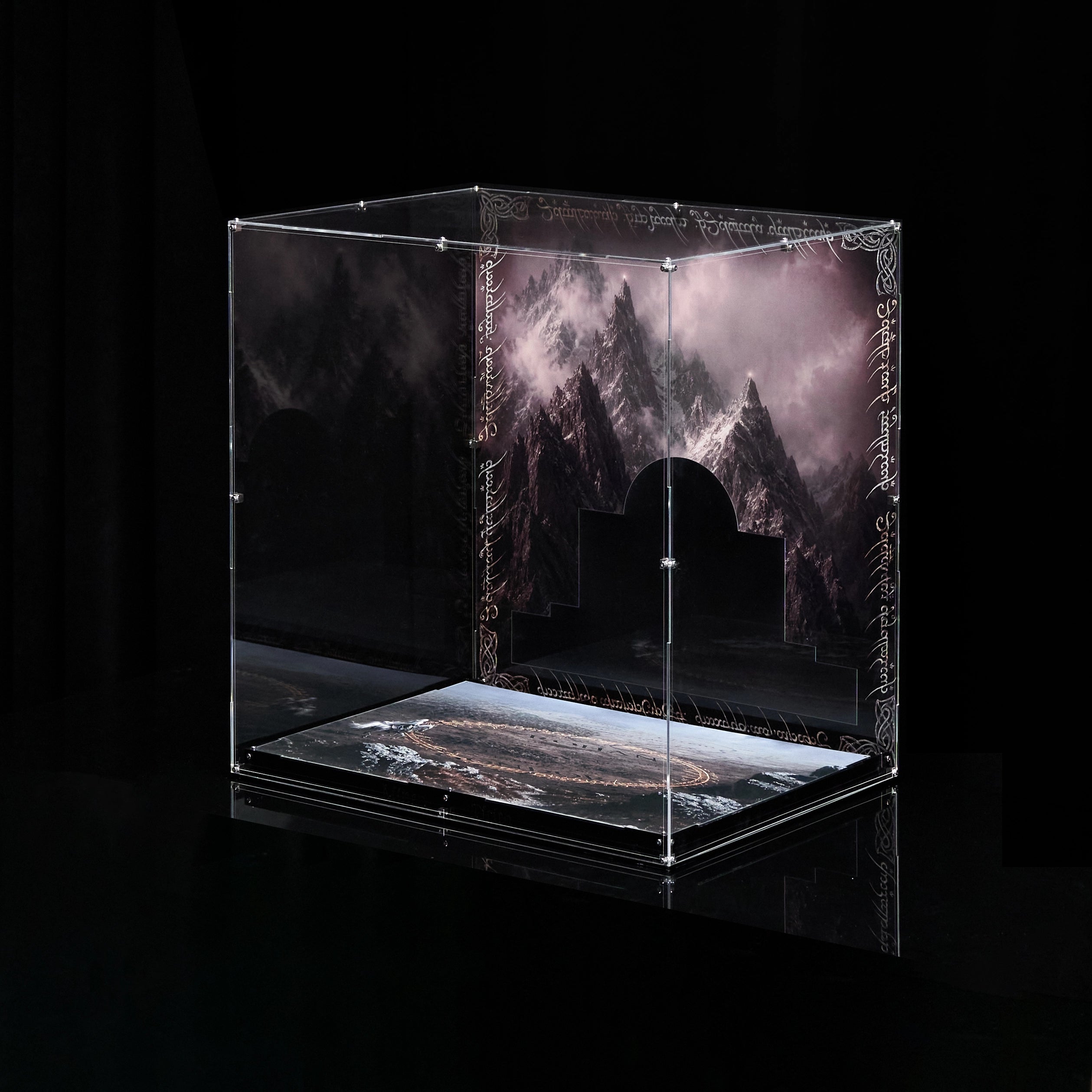 【PREMIUM】 Display Acrylic Case For LEGO ICONS 11377 Lord of the Rings Minas Tirith