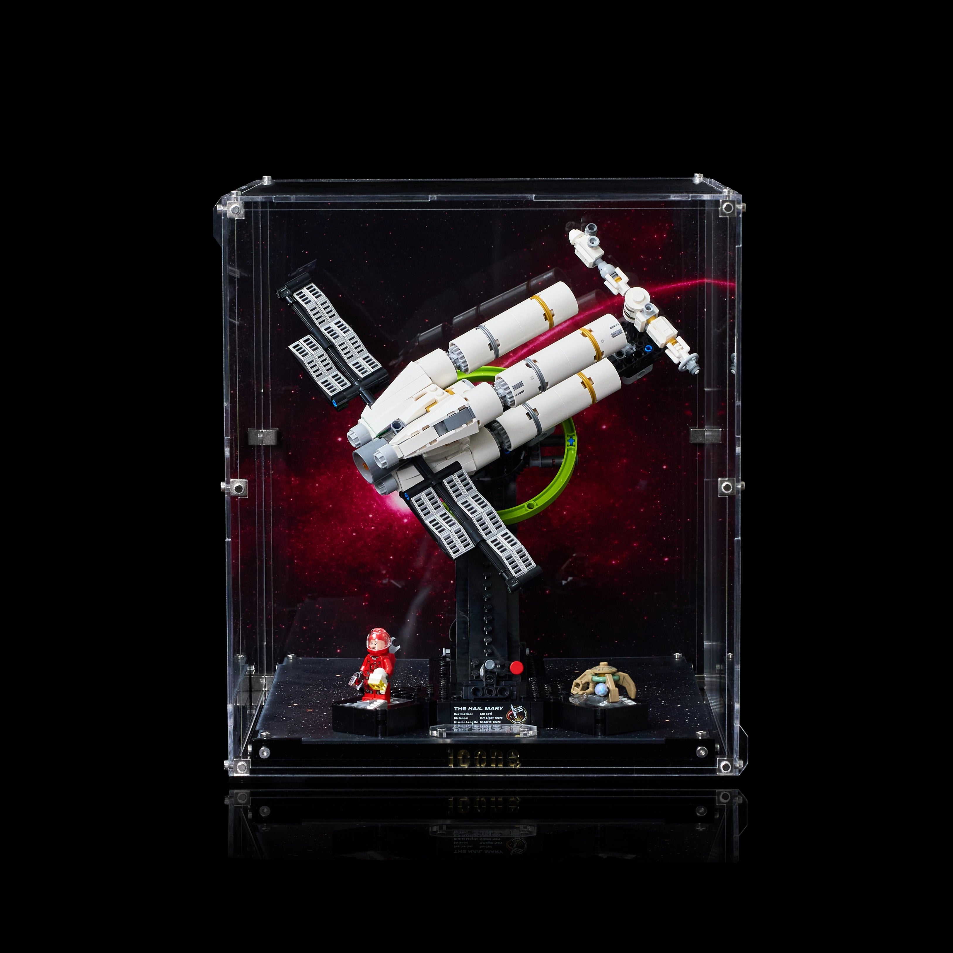 PREMIUM】Acrylic Display case For LEGO® Icons 11389 Project Hail Mary