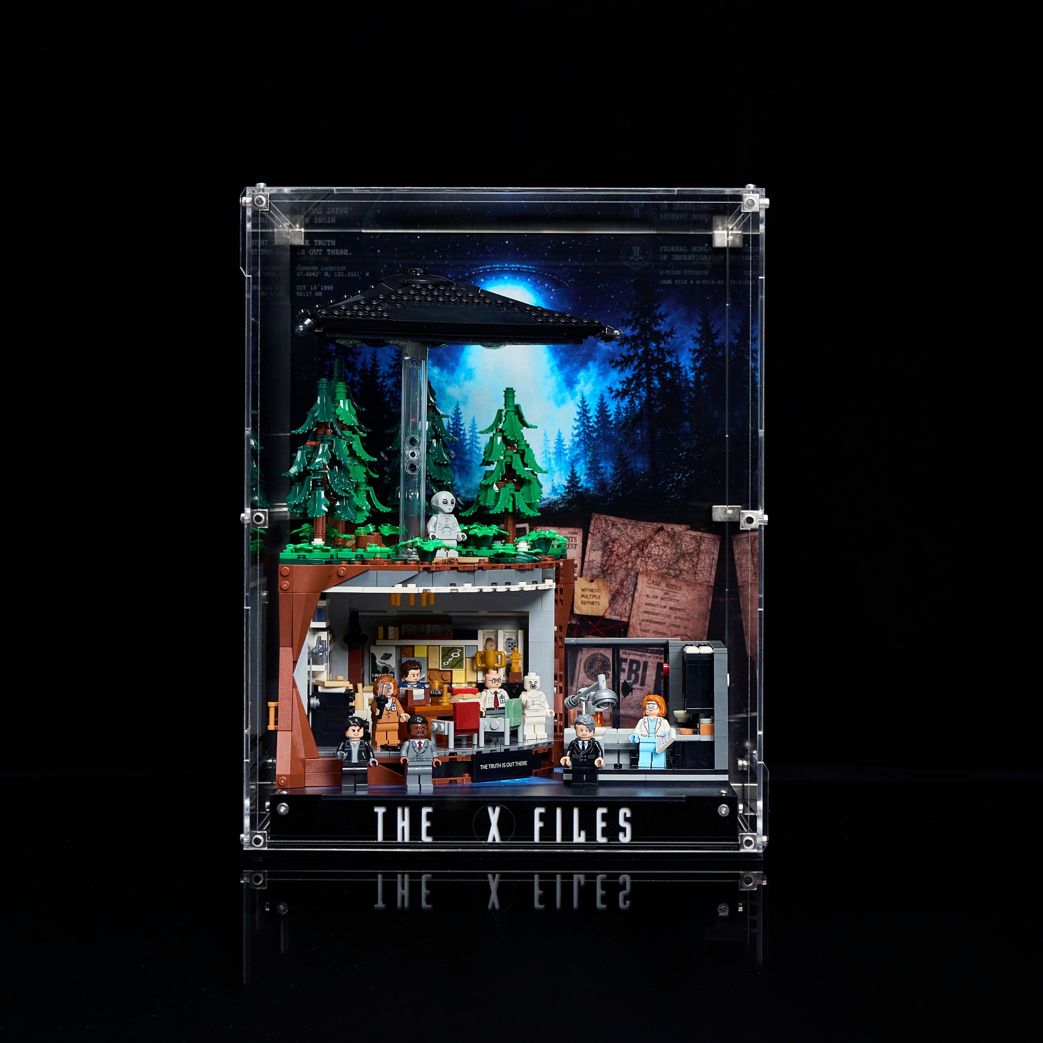【PREMIUM】Acrylic Display case For LEGO® Ideas 21369 The X-Files