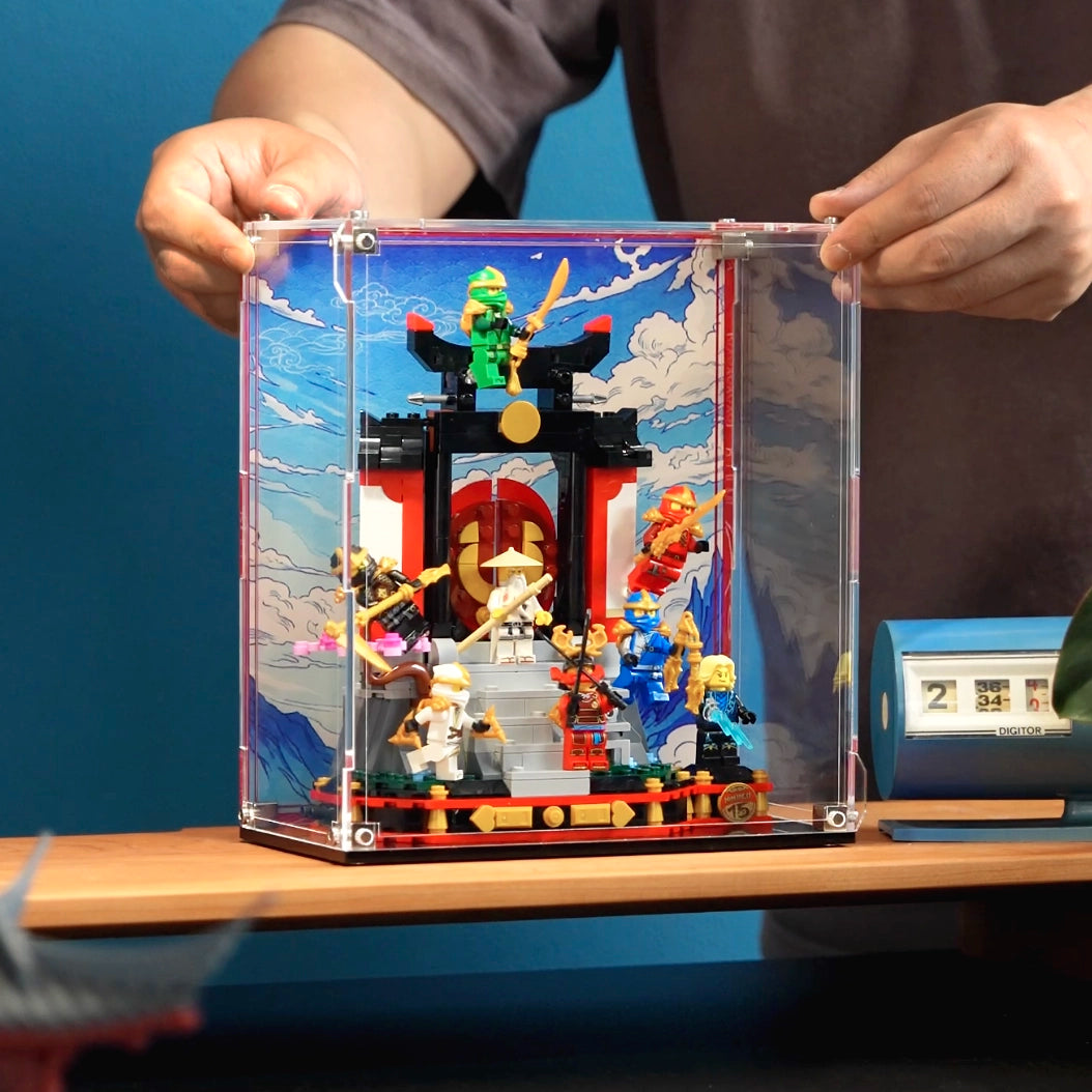 【PREMIUM】 Display Case For LEGO NINJAGO® 71866 Ninja Character Display 15th Anniversary