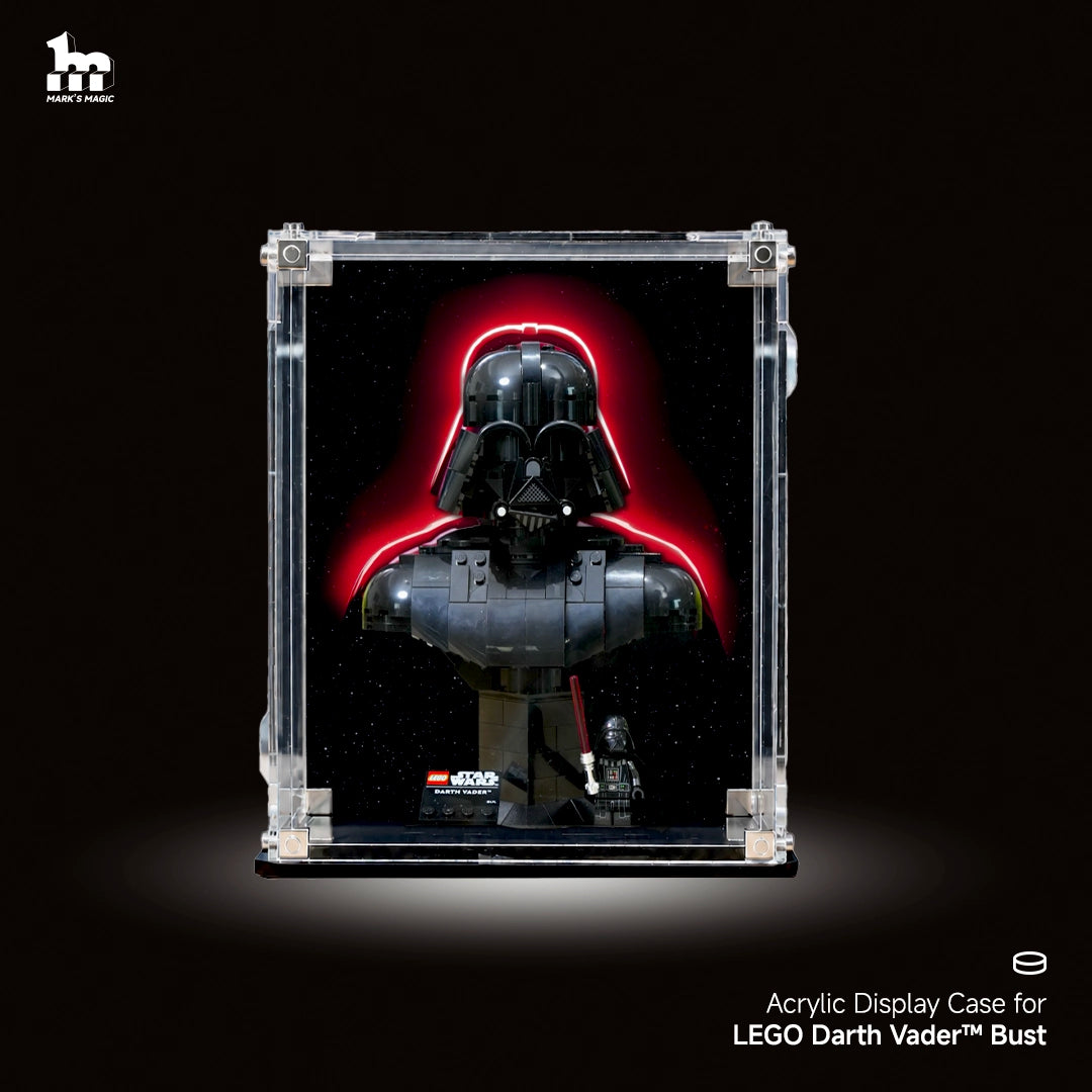 Wall mounted Display Case For LEGO® Star Wars 75439 Darth Vader™ Bust