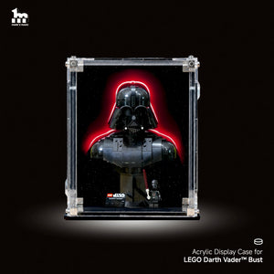 Wall mounted Display Case For LEGO® Star Wars 75439 Darth Vader™ Bust