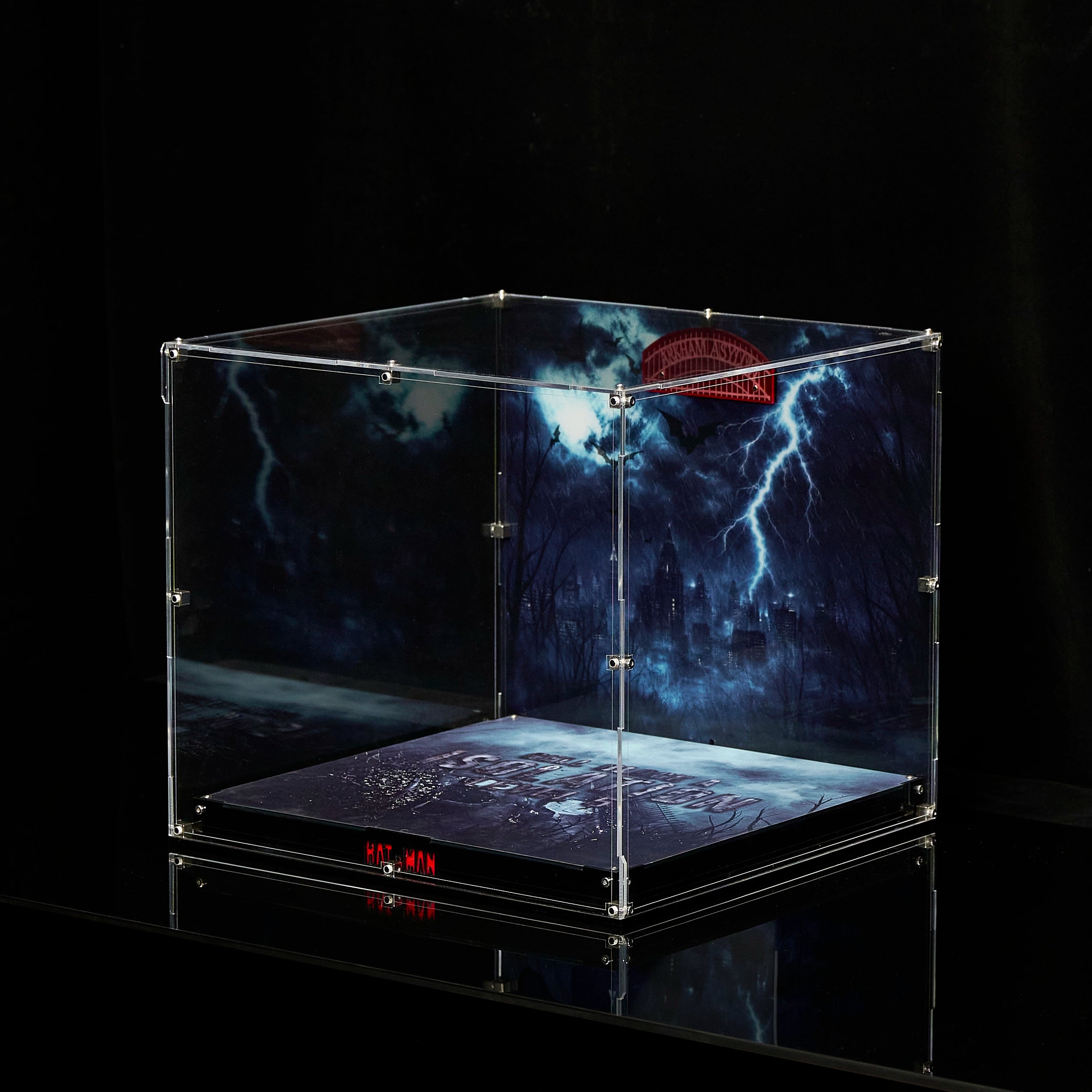 【PREMIUM】Acrylic Display case For LEGO® DC 76300 Arkham Asylum™