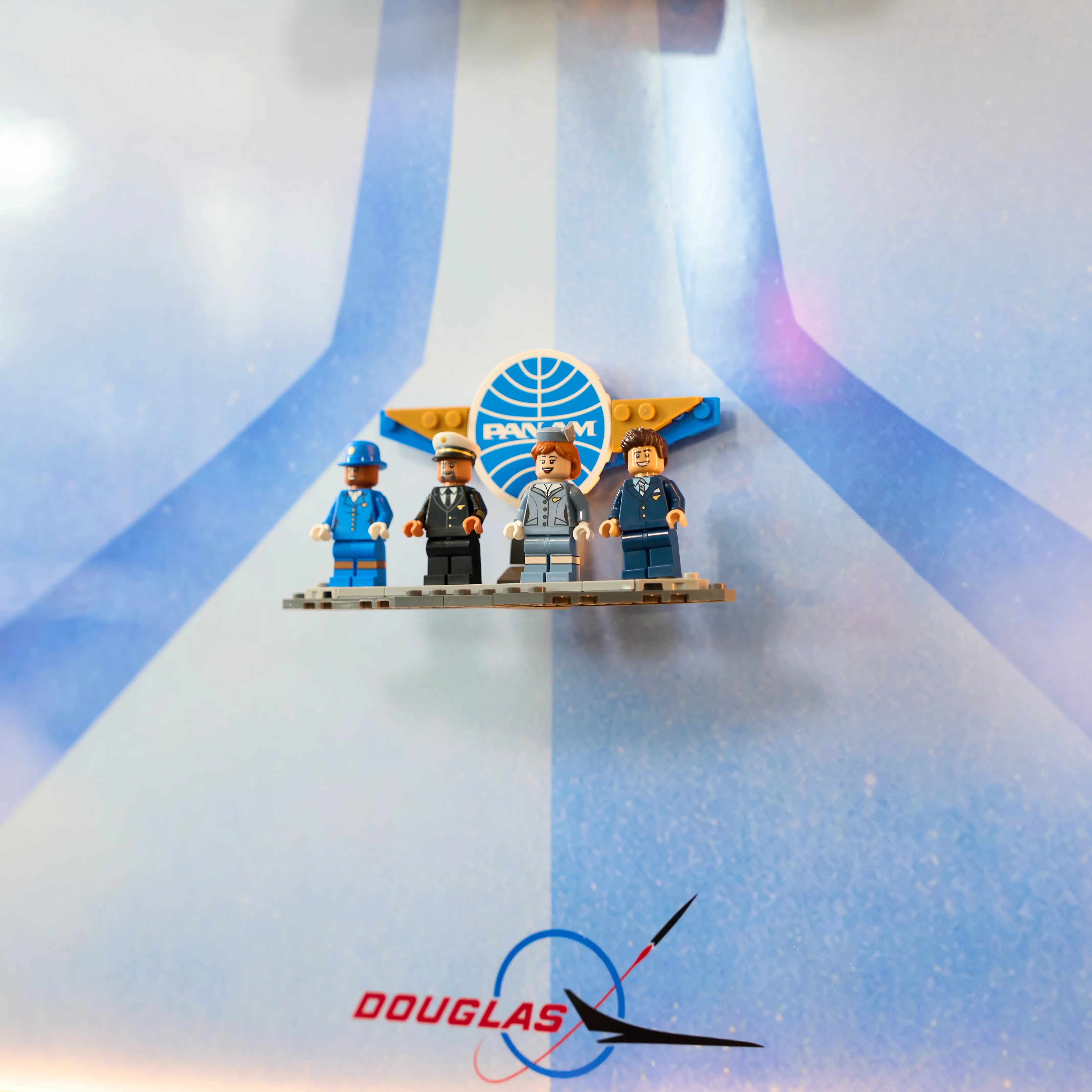 Wall Display Frames For LEGO® Icons  11378  Douglas™ DC-3™ PAN AM® Airliner