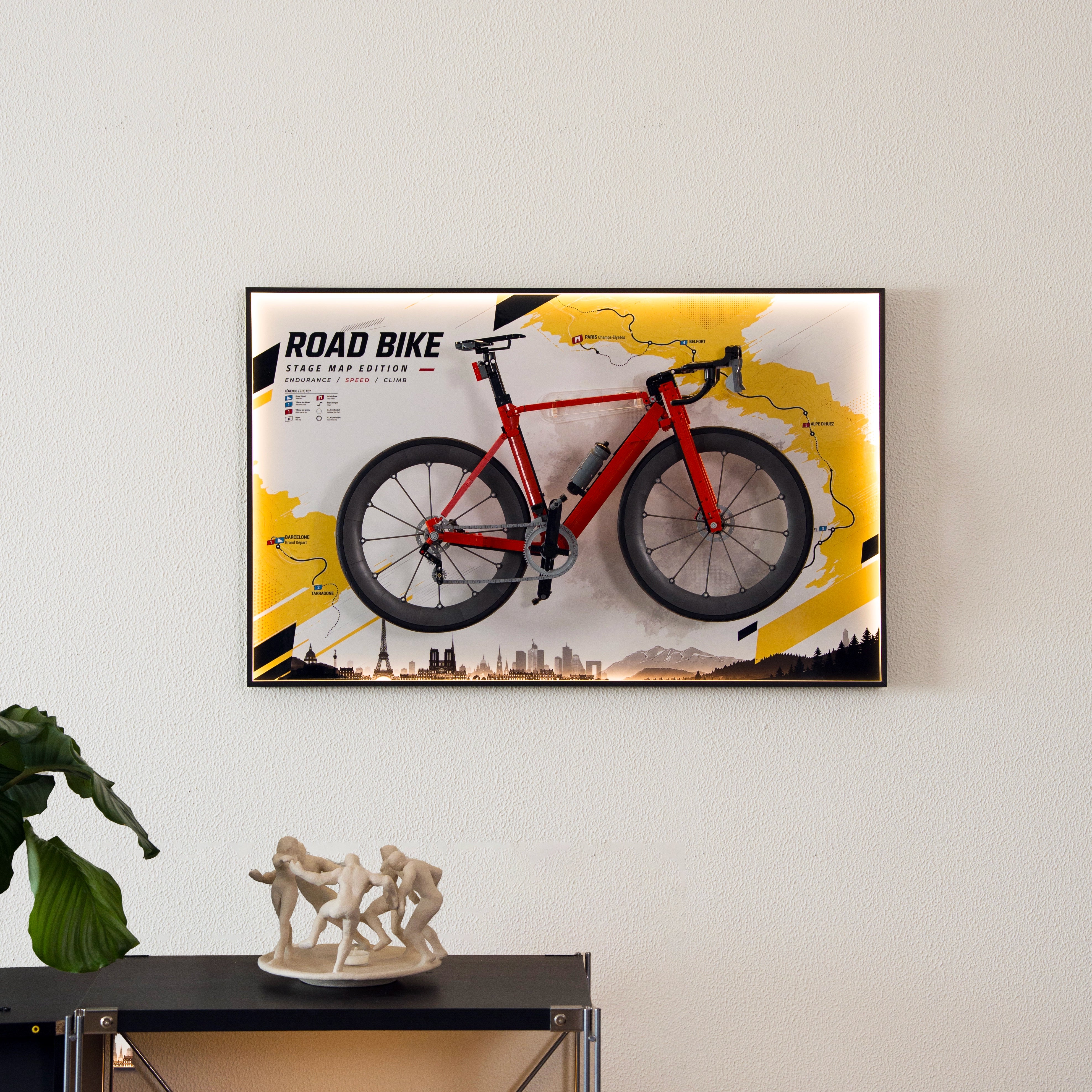 Display Frame for LEGO® Icons 11380 Road Bike