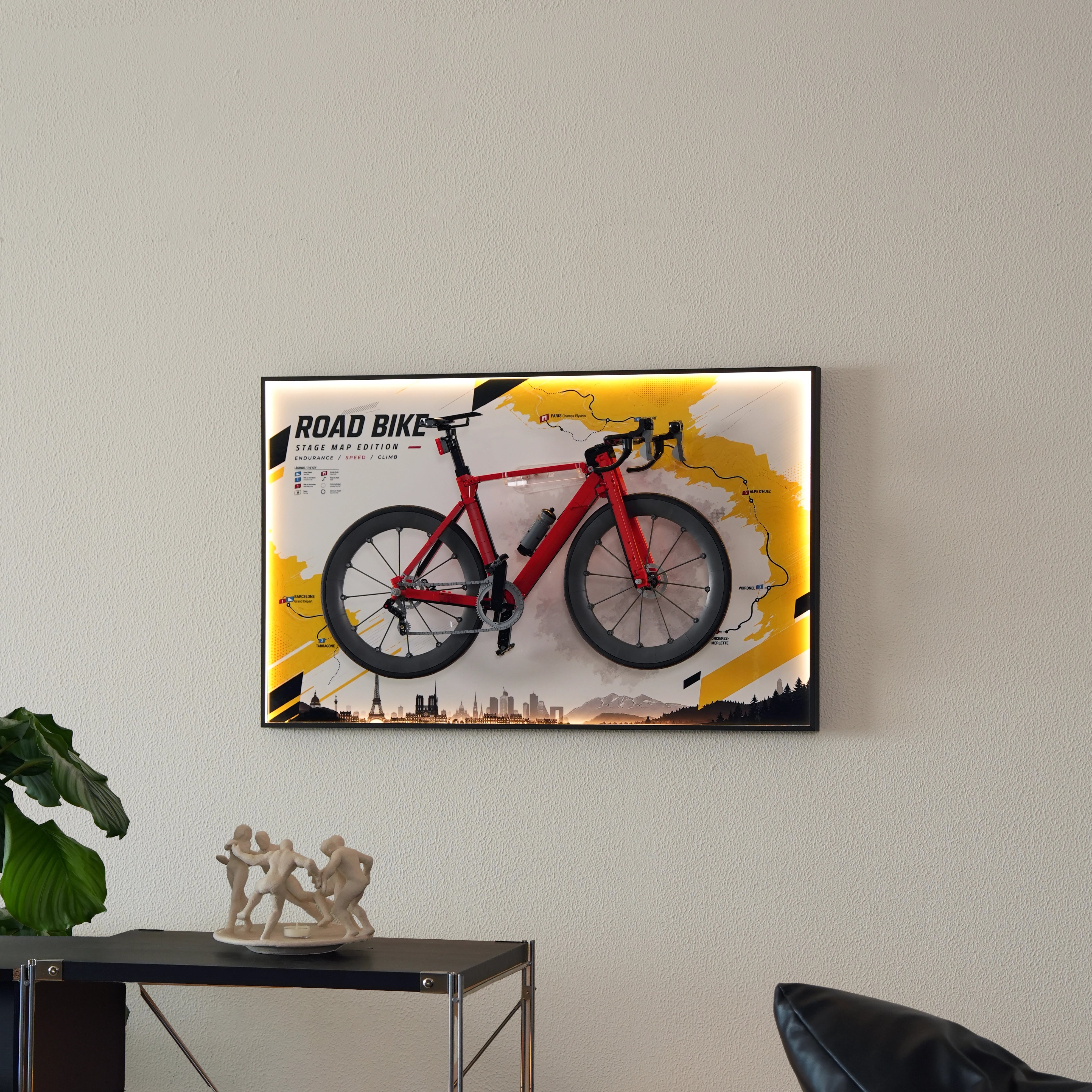 Display Frame for LEGO® Icons 11380 Road Bike