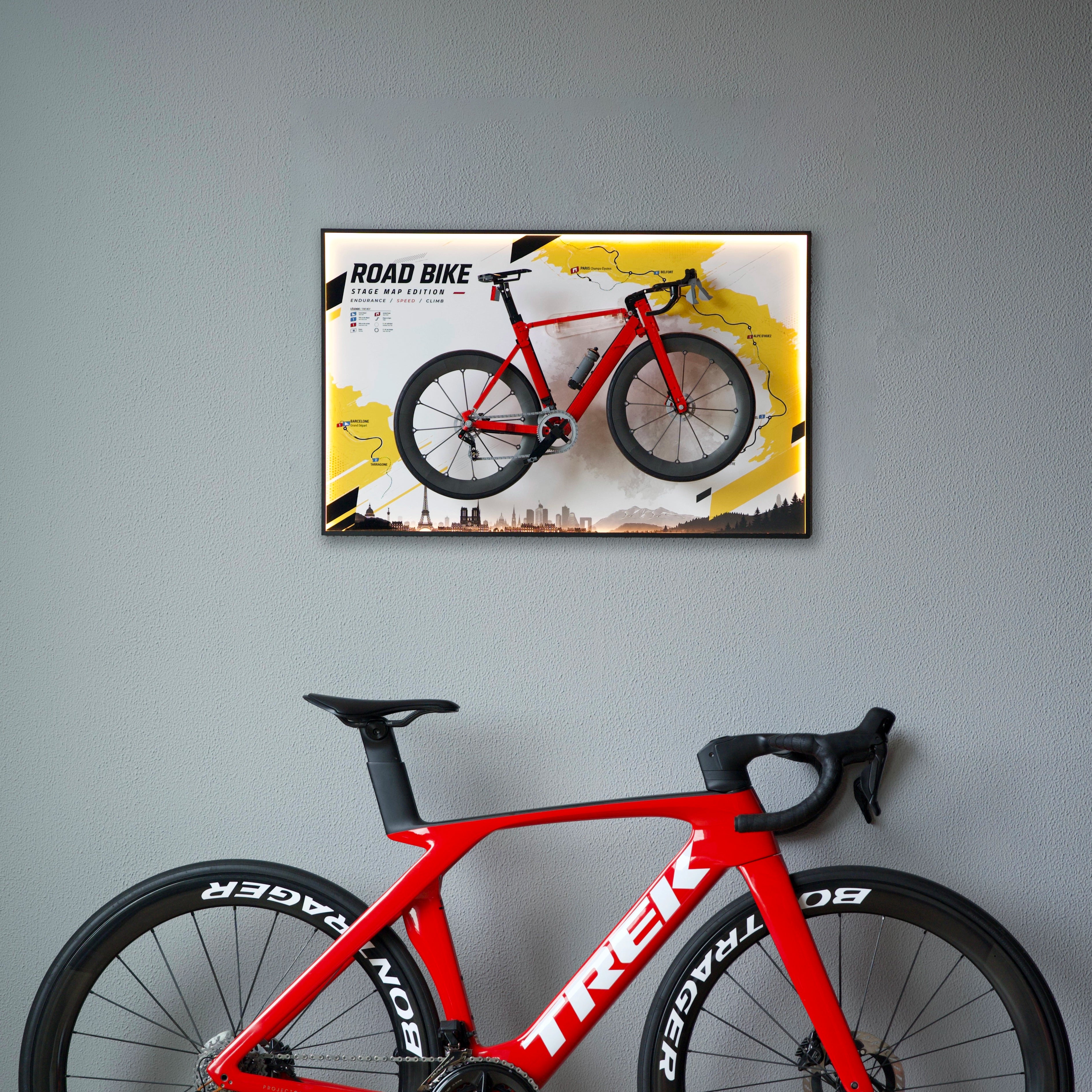 Display Frame for LEGO® Icons 11380 Road Bike