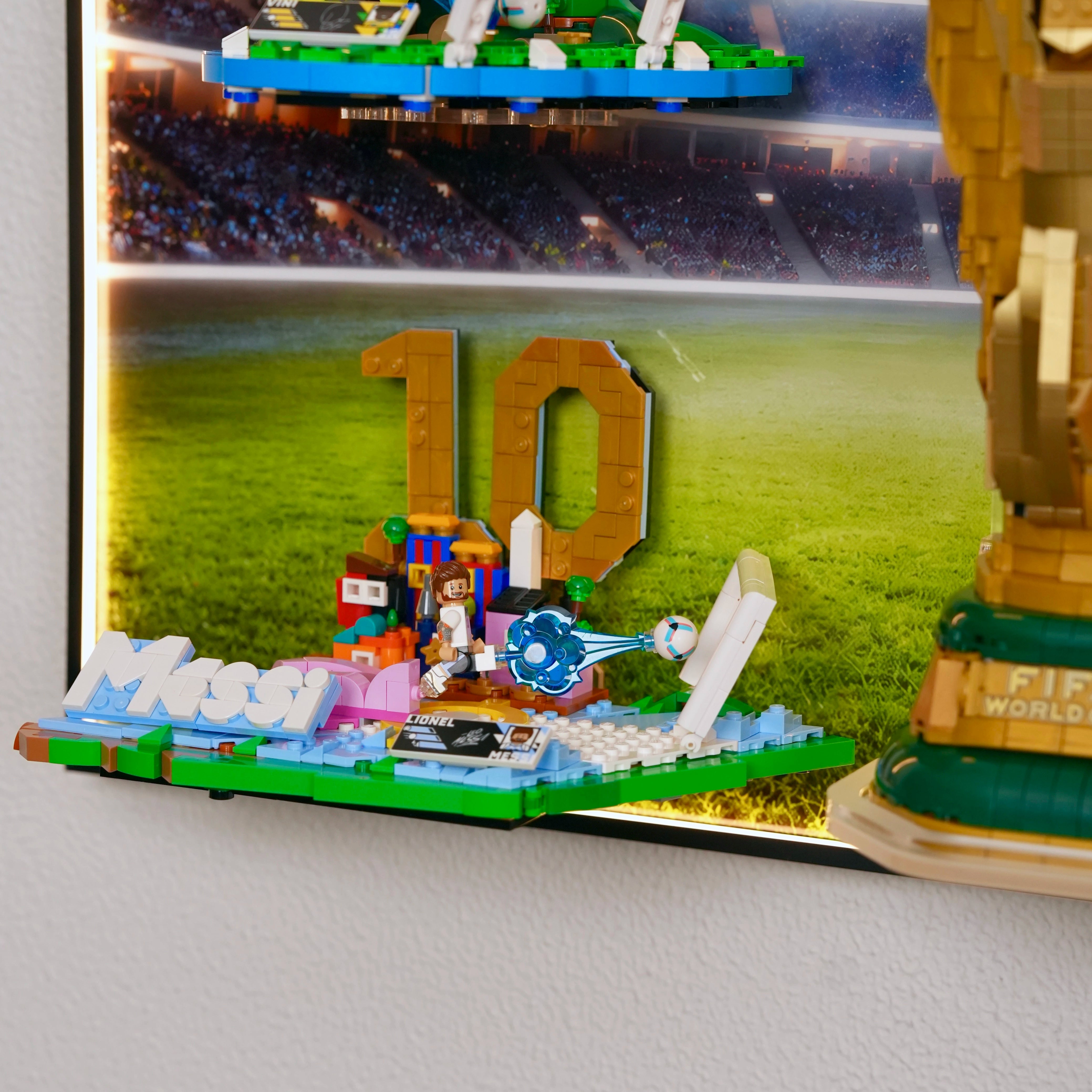 Wall Display Frame For Lego Editions FIFA World Cup & Soccer Highlights 4 sets 43011 & 43027 & 43012 & 43013