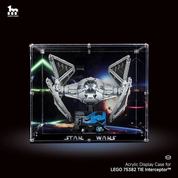 Premium】 Display Case For LEGO Star Wars™ 75382 TIE Interceptor™