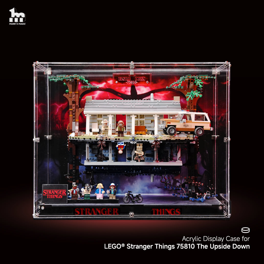 【PREMIUM】Acrylic Display case For LEGO® Stranger Things 75810 The Upside Down Super Ultra-high Translucent Acrylic